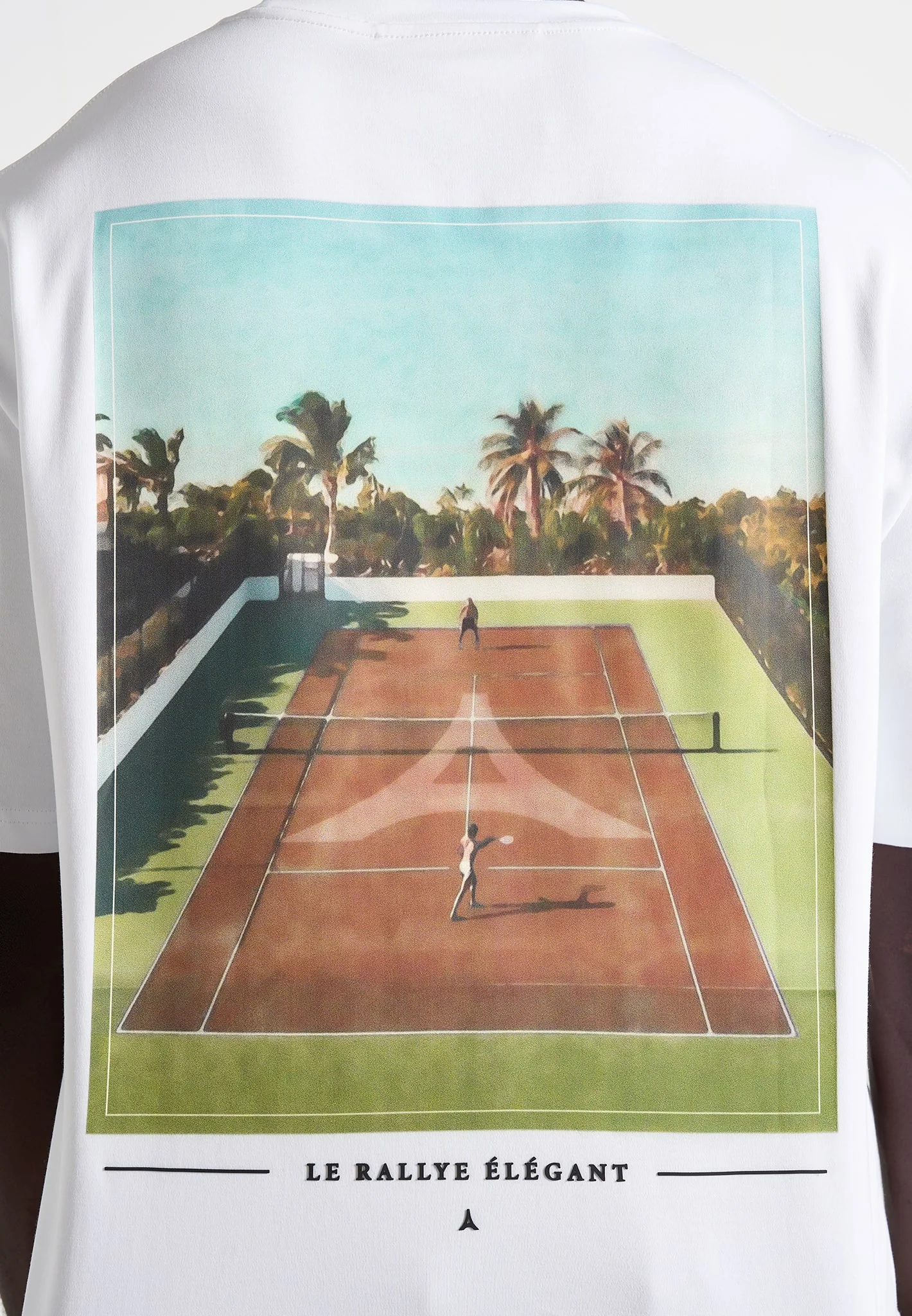 Aaron - Club Saint-Tropez Cotton T-Shirt - White - Image 4