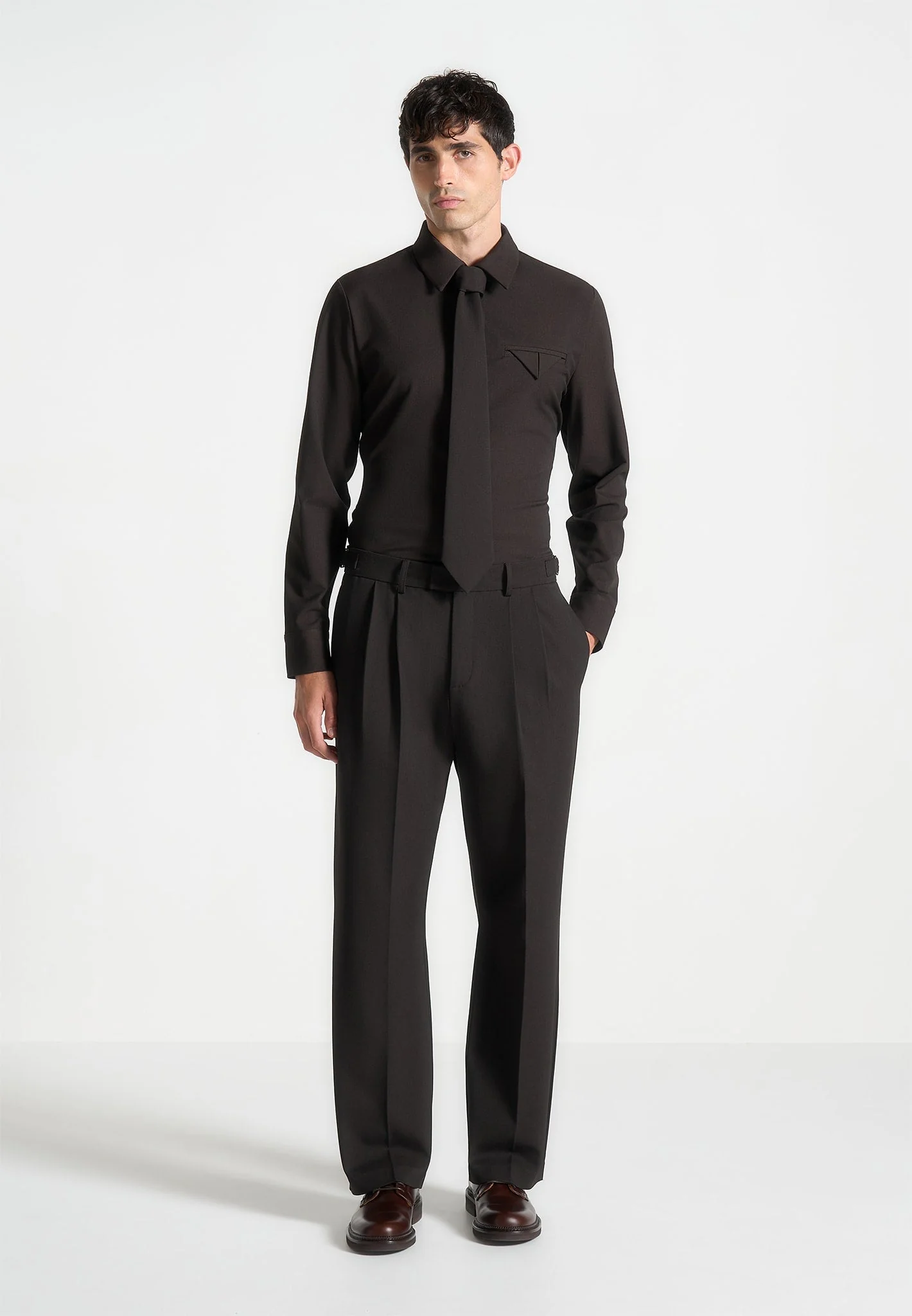 AC002 - Tie - Brown - Image 2