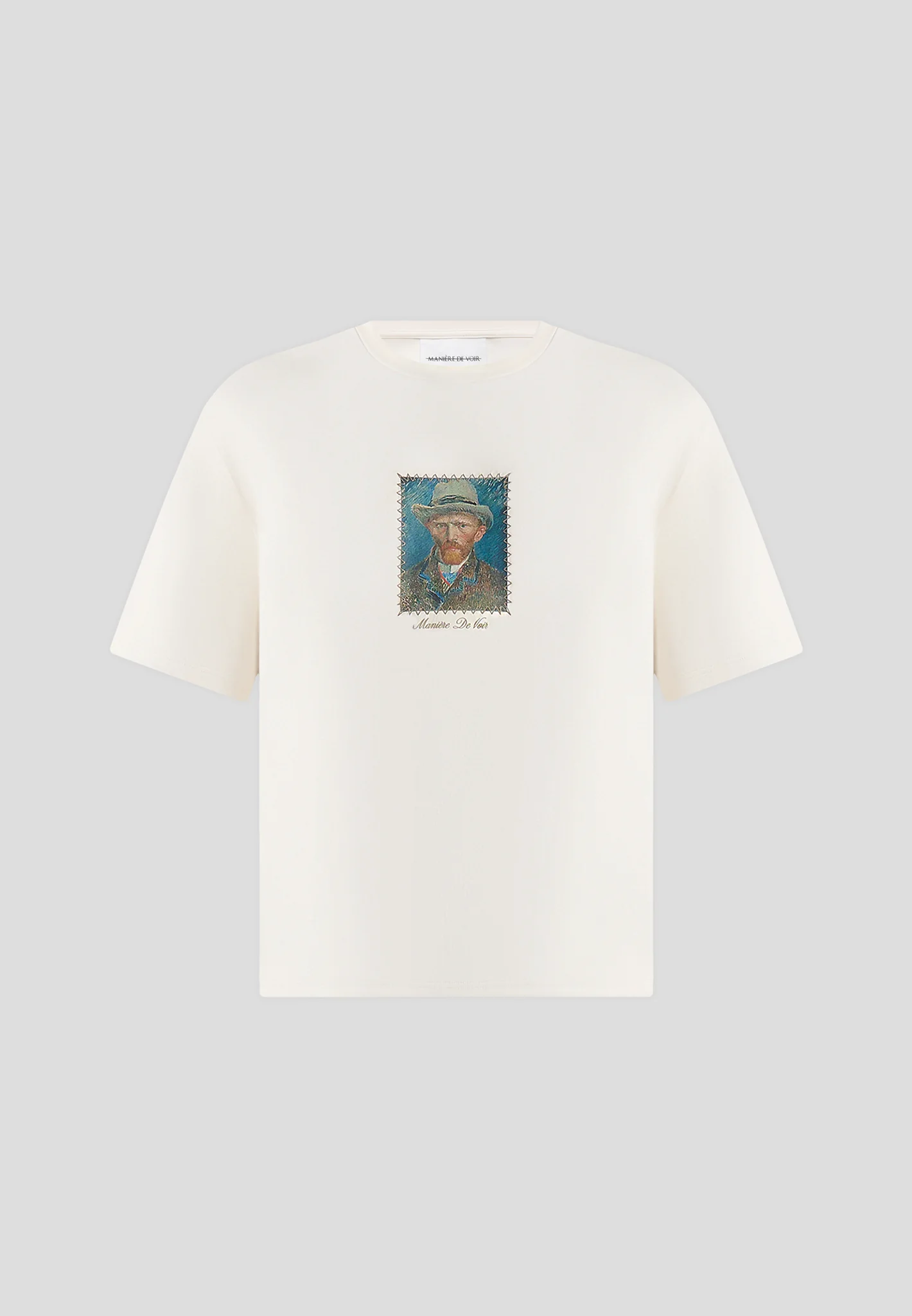 Anders - Almond Blossoms Cotton T-Shirt - Cream - Image 6