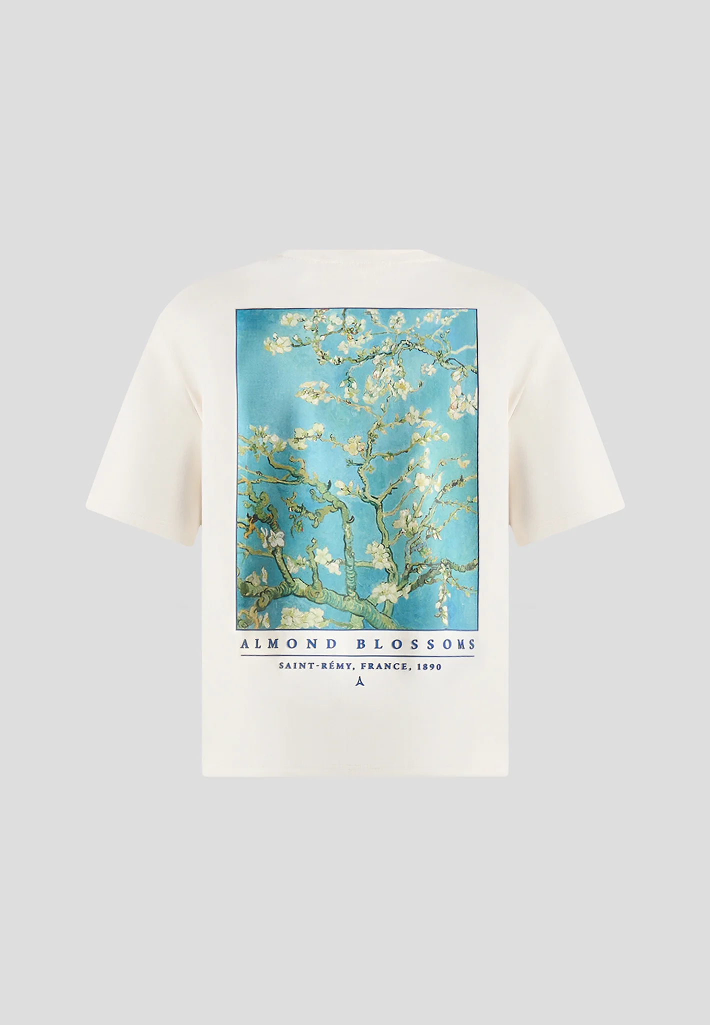 Anders - Almond Blossoms Cotton T-Shirt - Cream - Image 7