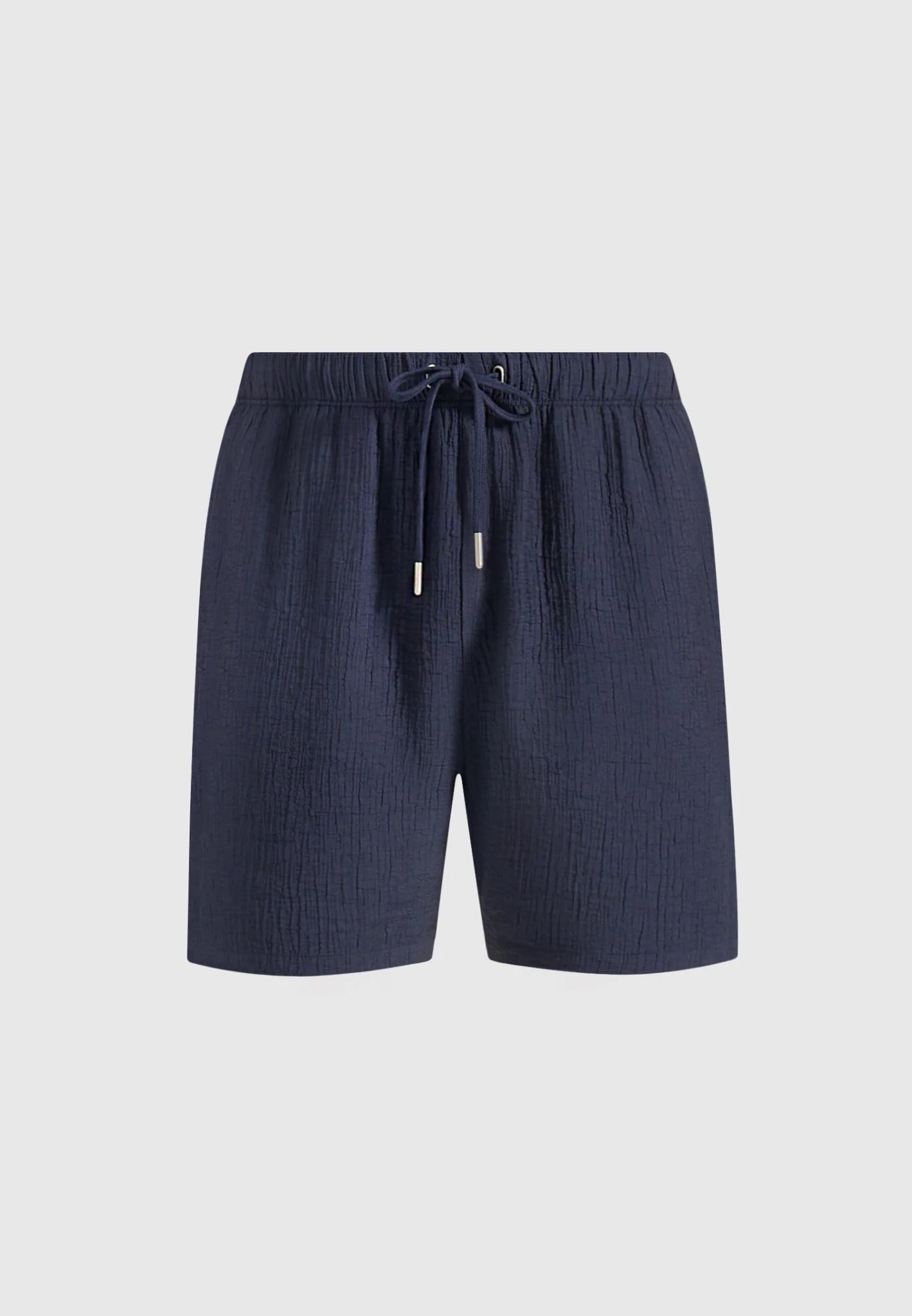 Ari - Unisex Textured Shorts - Navy - Image 8