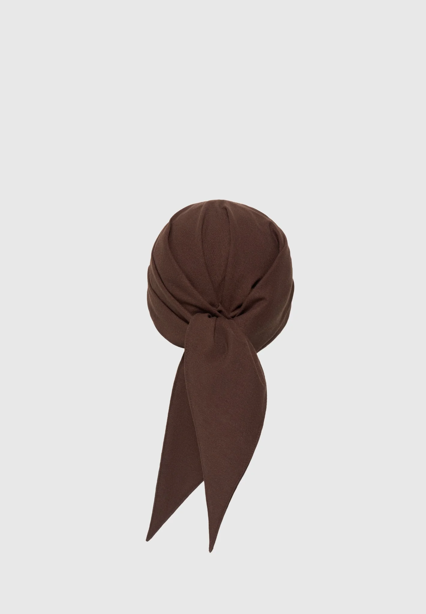 Arianne - Linen Bandana Cap - Brown - Image 4