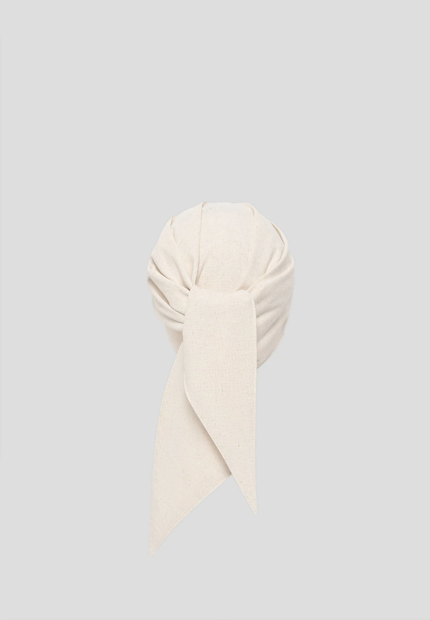 Arianne - Linen Bandana Cap - Natural - Image 3