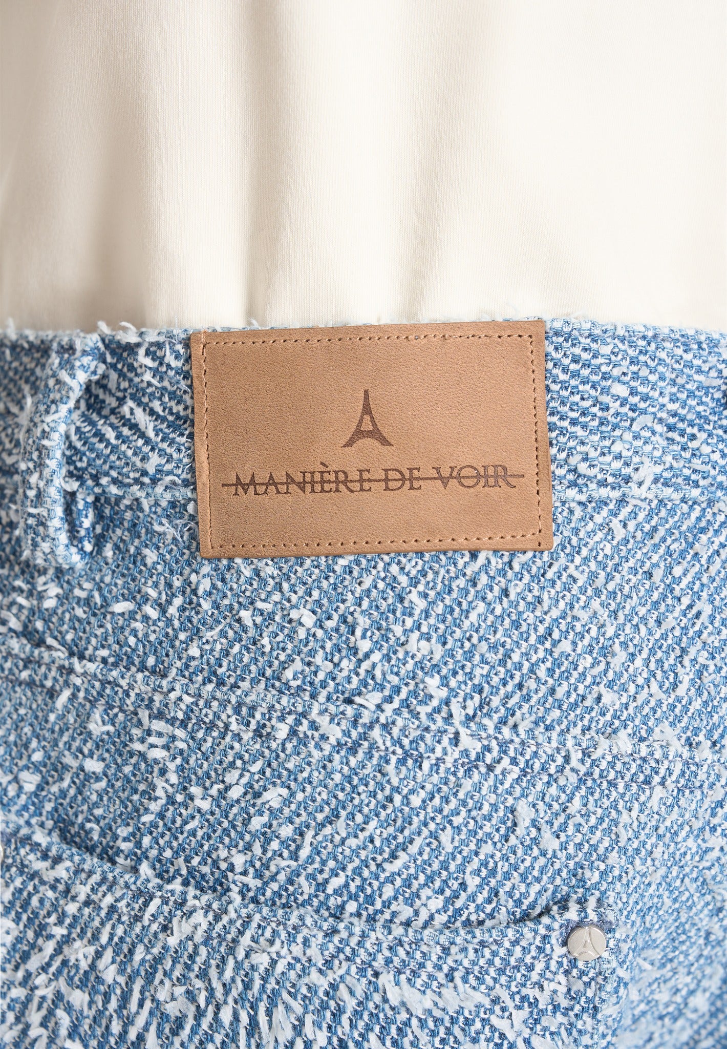 Arnault - Boucle Denim Relaxed Fit Jeans - Blue - Image 3