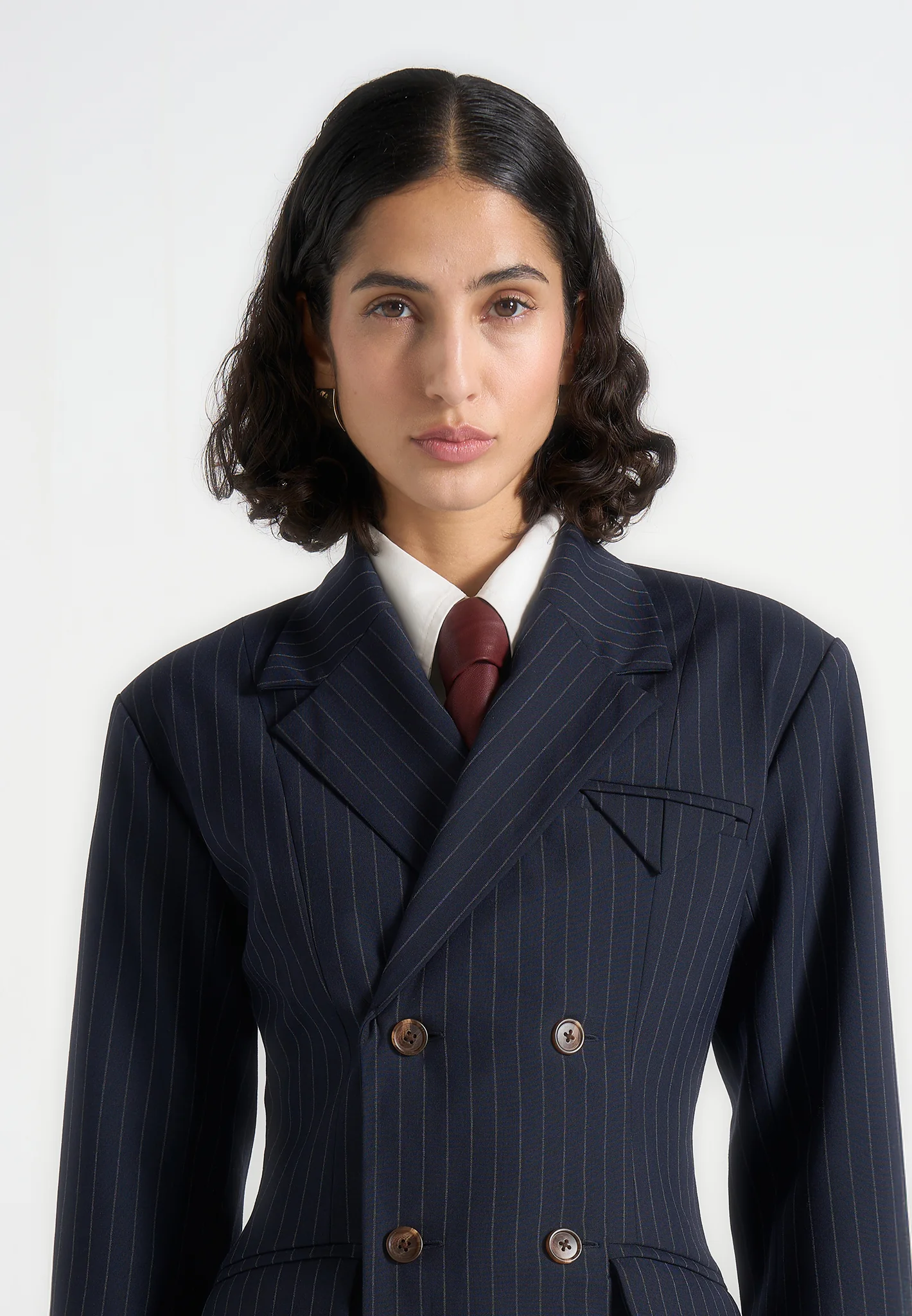 Ash - Leather Tie - Wine Red