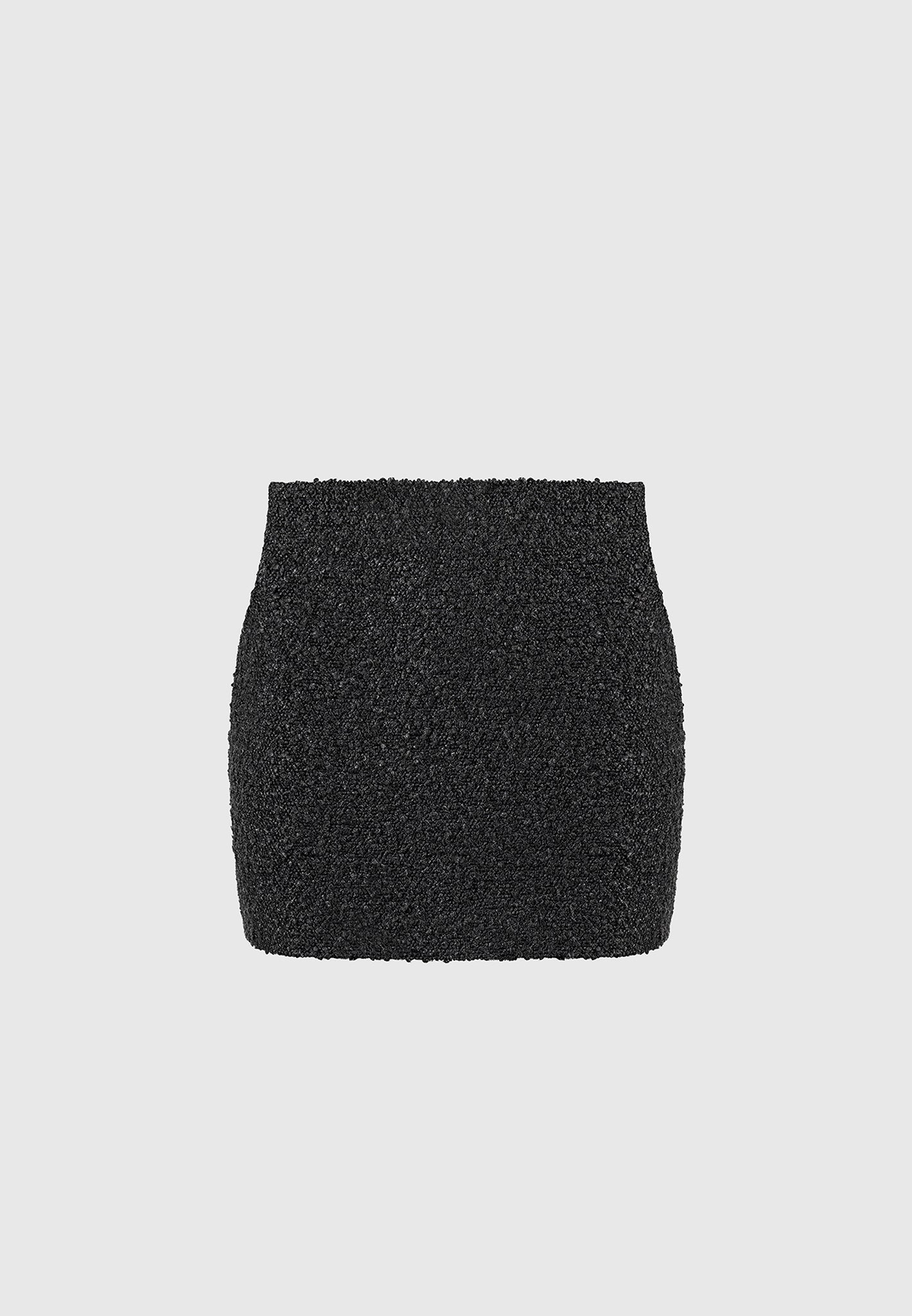 Boucle Mini Skirt - Black - Image 4