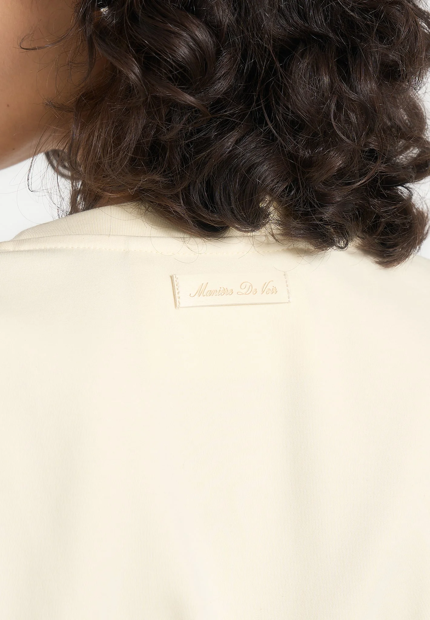 BS002 - Wide Shoulder Bodysuit T-Shirt - Pale Yellow - Image 3