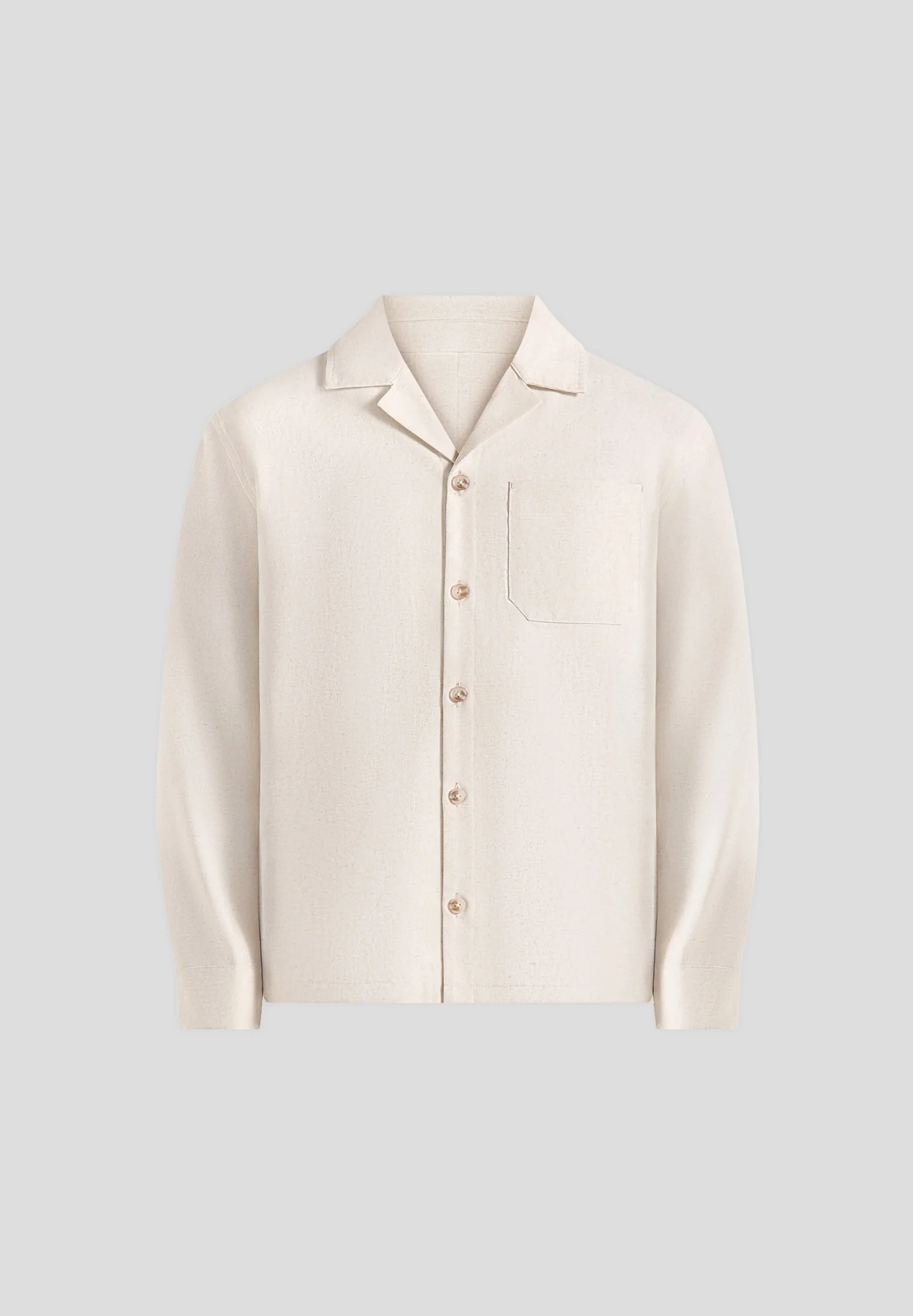 Constant - Linen Long Sleeve Shirt - Natural - Image 4