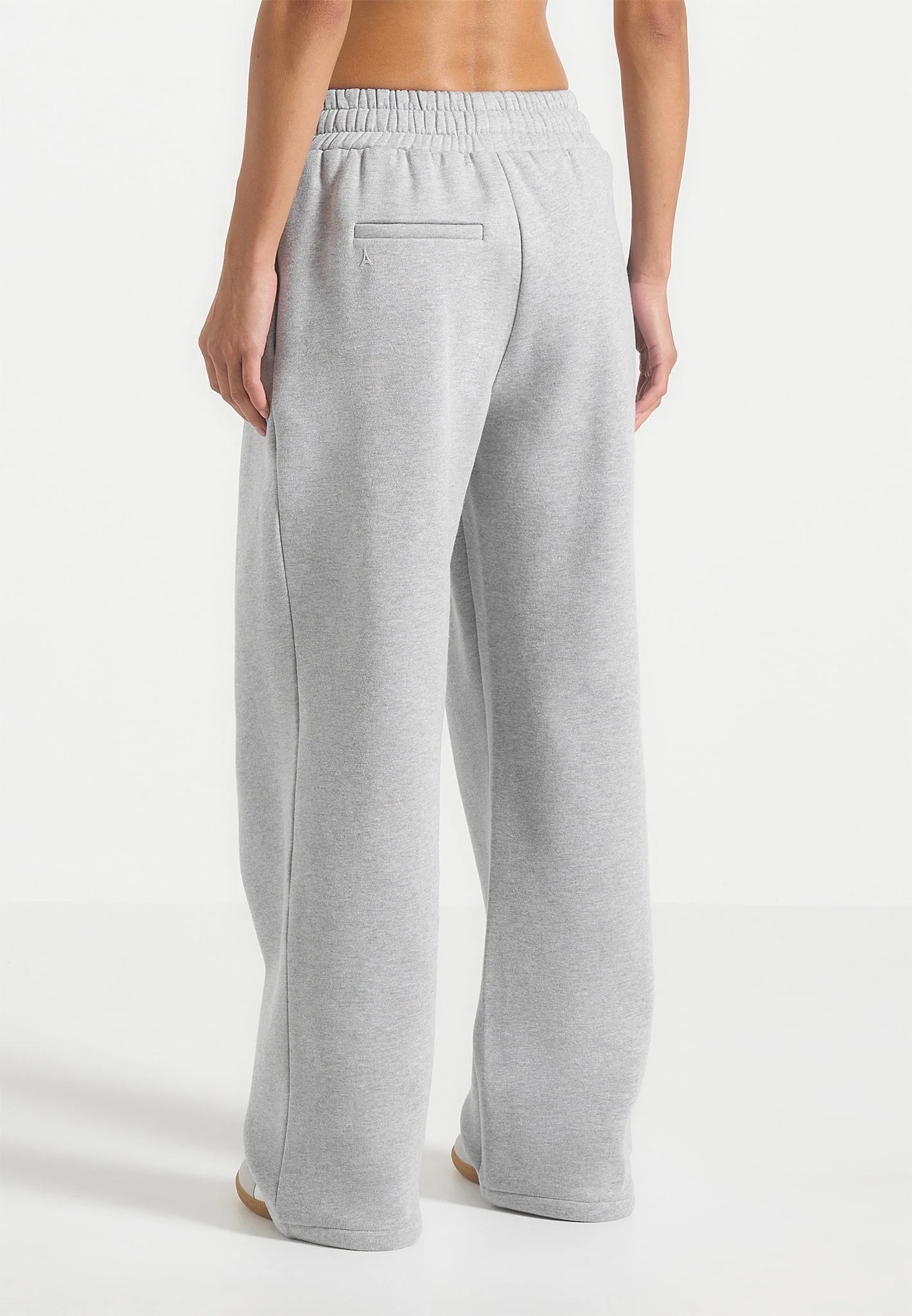 Fanny - Straight Leg Box Pleat Joggers - Grey - Image 4