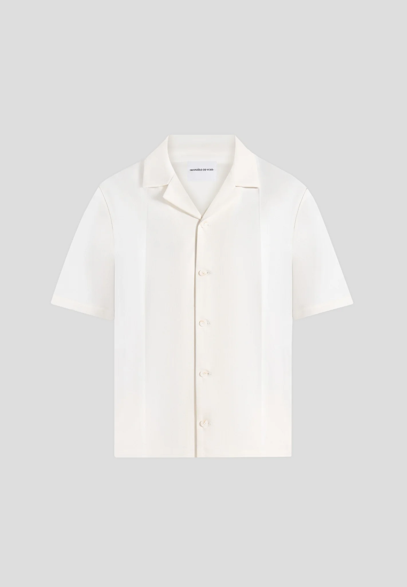 Felix - Tailored Shirt With Crease - White - Image 5