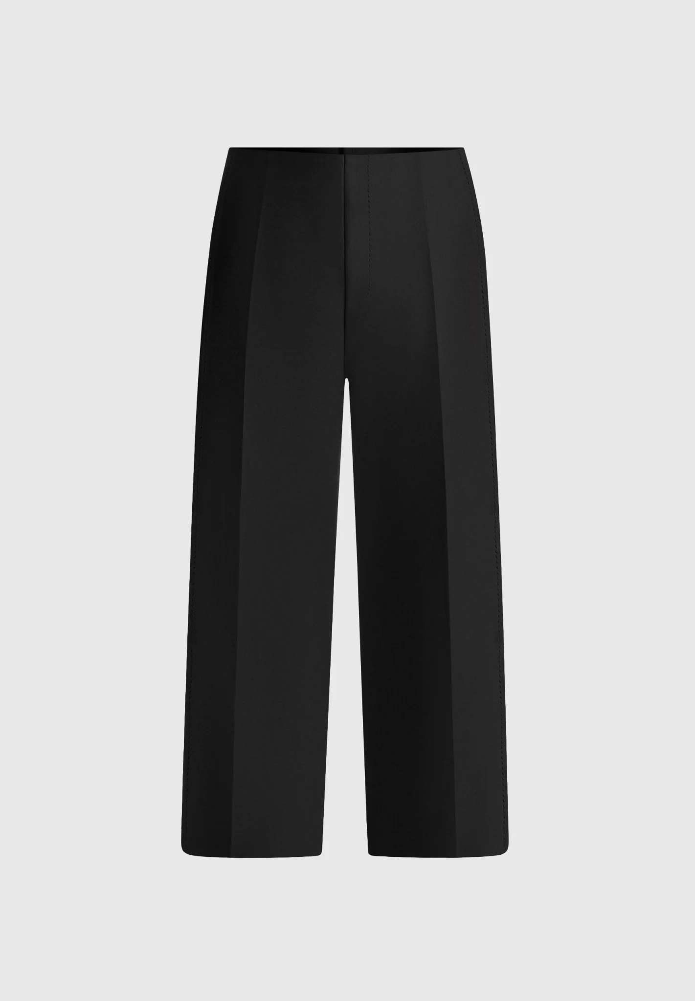 Henri - Foldover Trousers - Black - Image 9