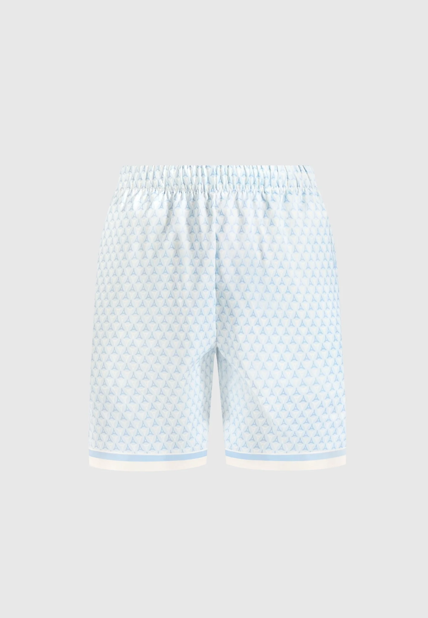 Jordan - Eiffel Monogram Shorts - Pale Blue - Image 5