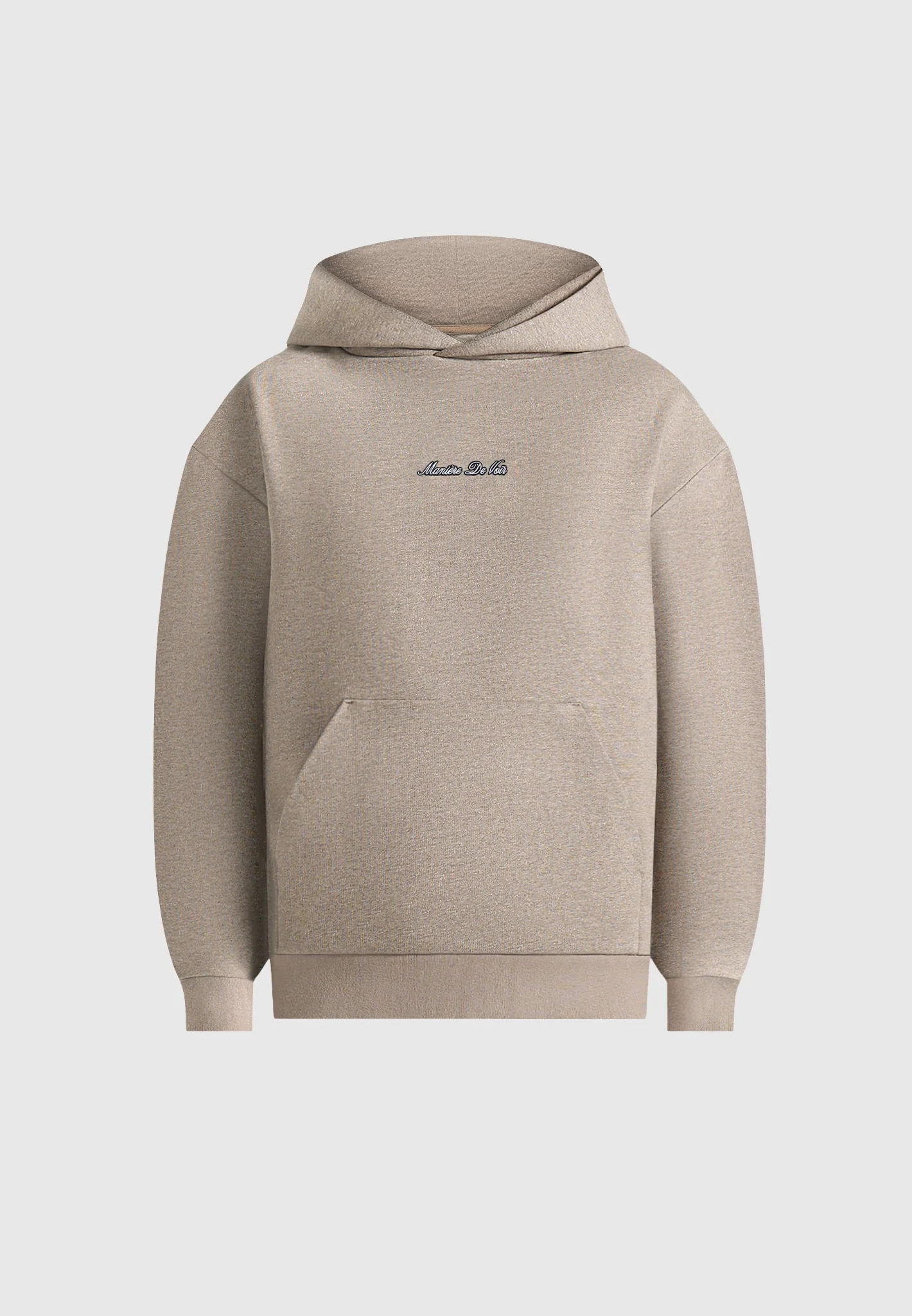JS001 - Unisex Signature Relaxed Fit Hoodie - Taupe - Image 3