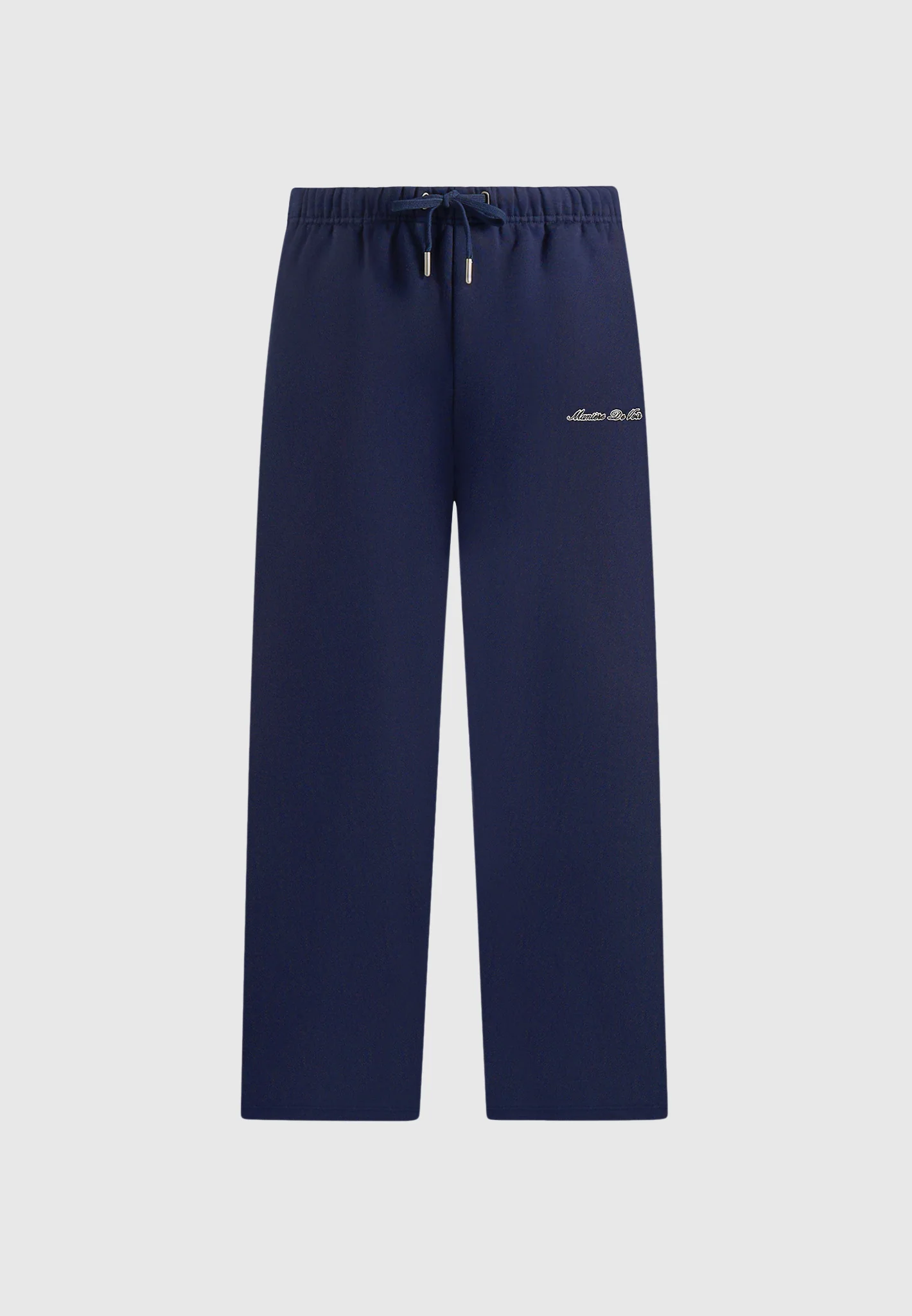 JS003 - Unisex Signature Wide Leg Joggers - Navy - Image 3