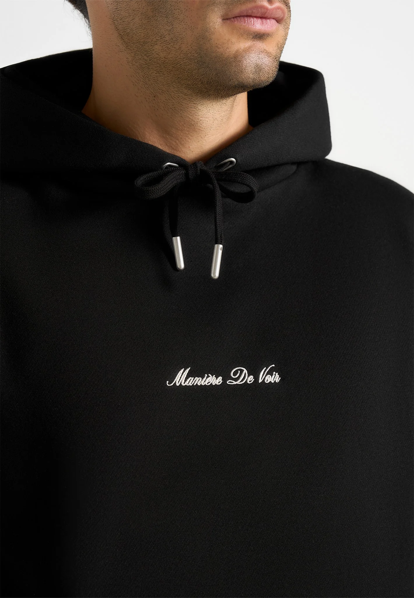 JS004 - Signature Regular Fit Hoodie - Black - Image 4