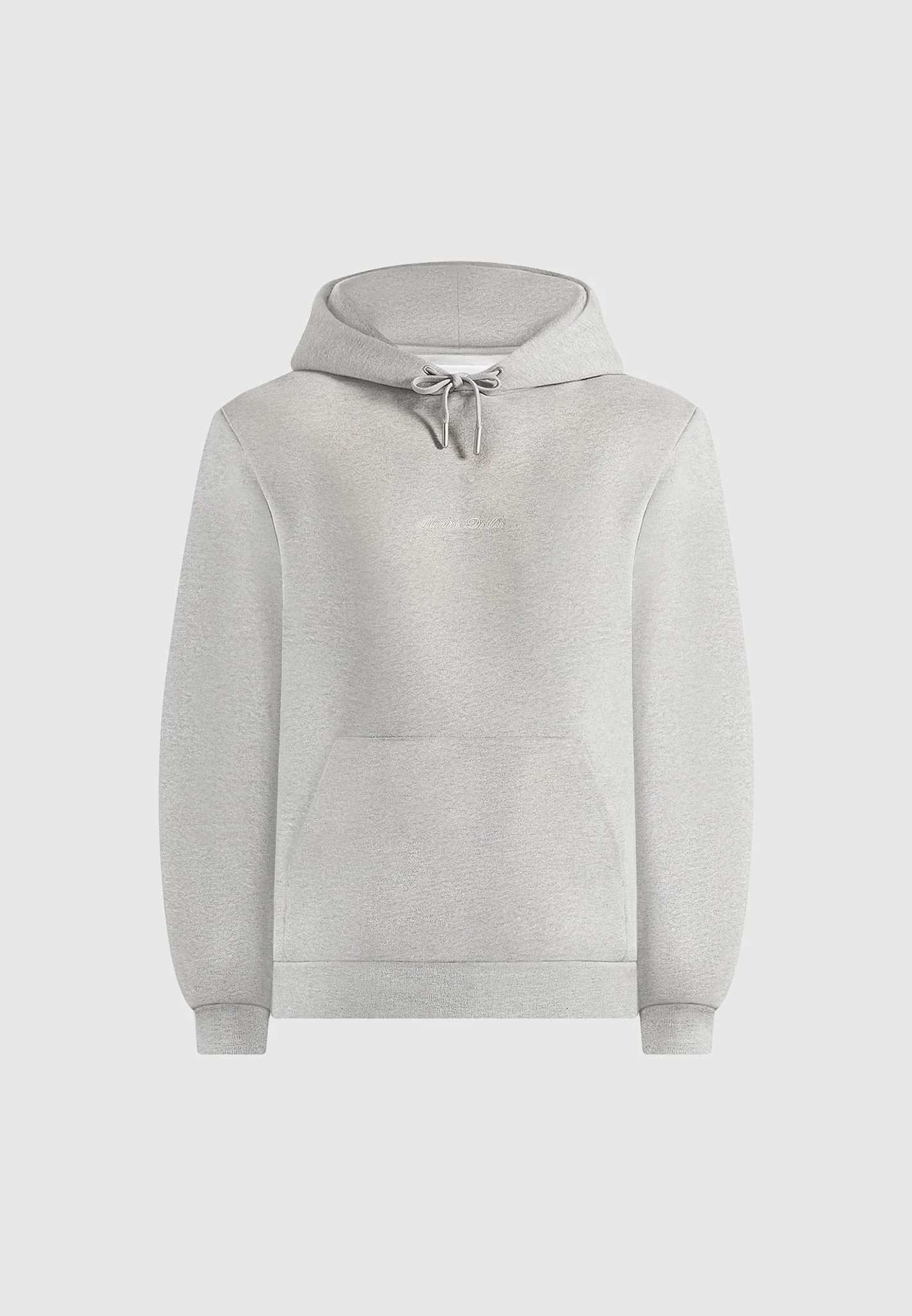 JS004 - Signature Regular Fit Hoodie - Marl Grey - Image 2