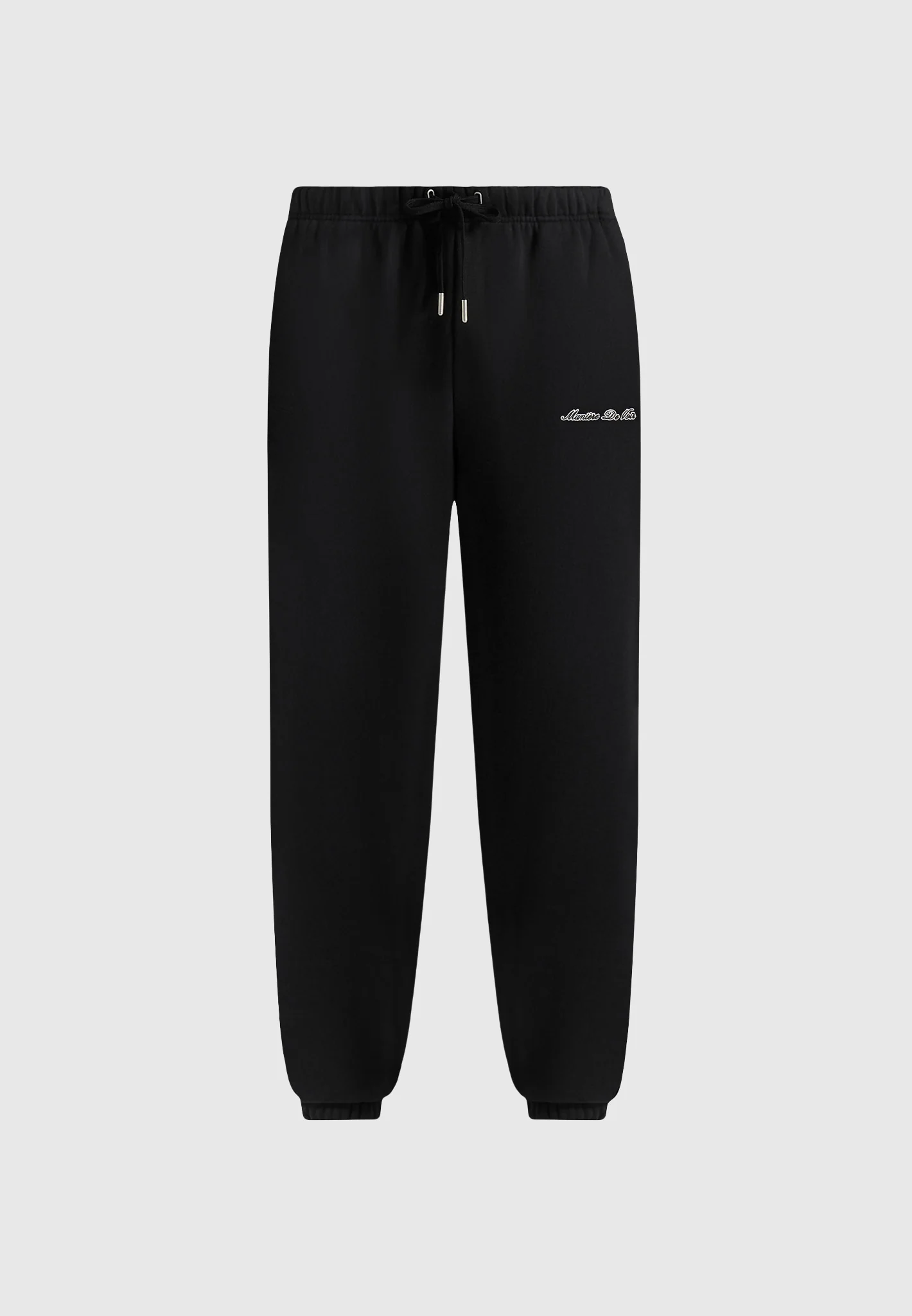 JS005 - Signature Regular Fit Cuffed Joggers - Black - Image 2