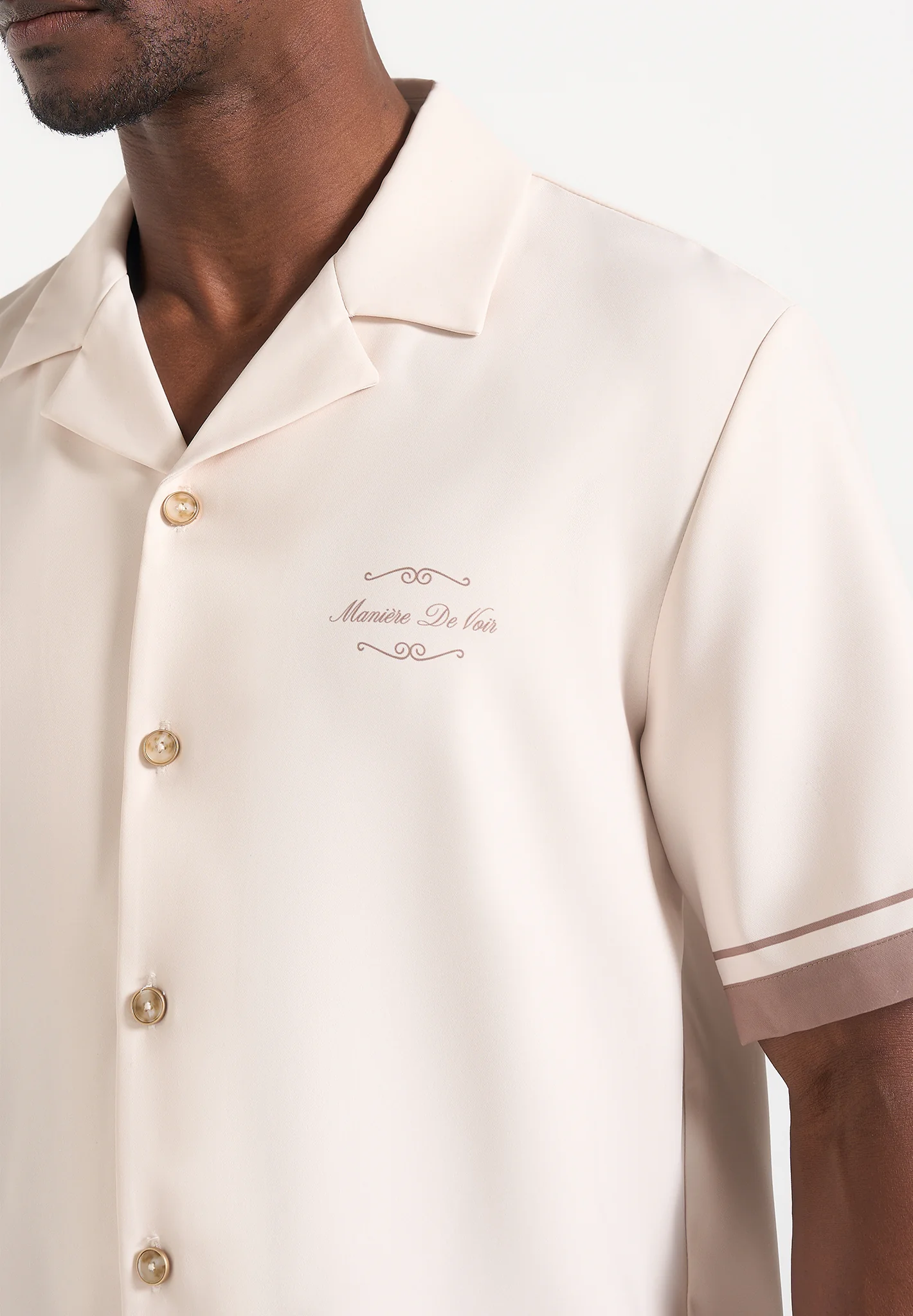 Juan - Baroque Resort Shirt - Cream - Image 6