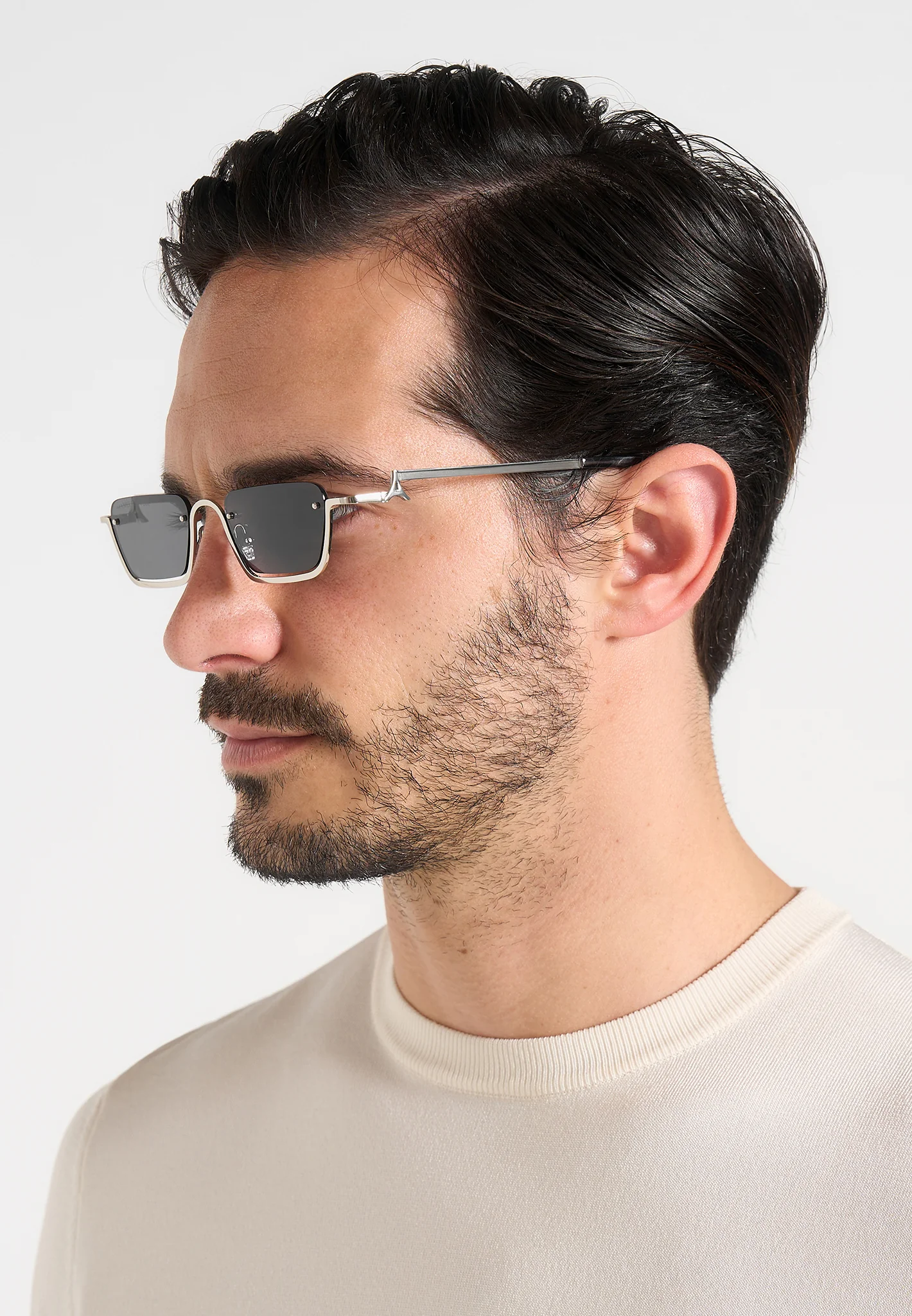 Kai - Frameless Sunglasses - Silver - Image 5
