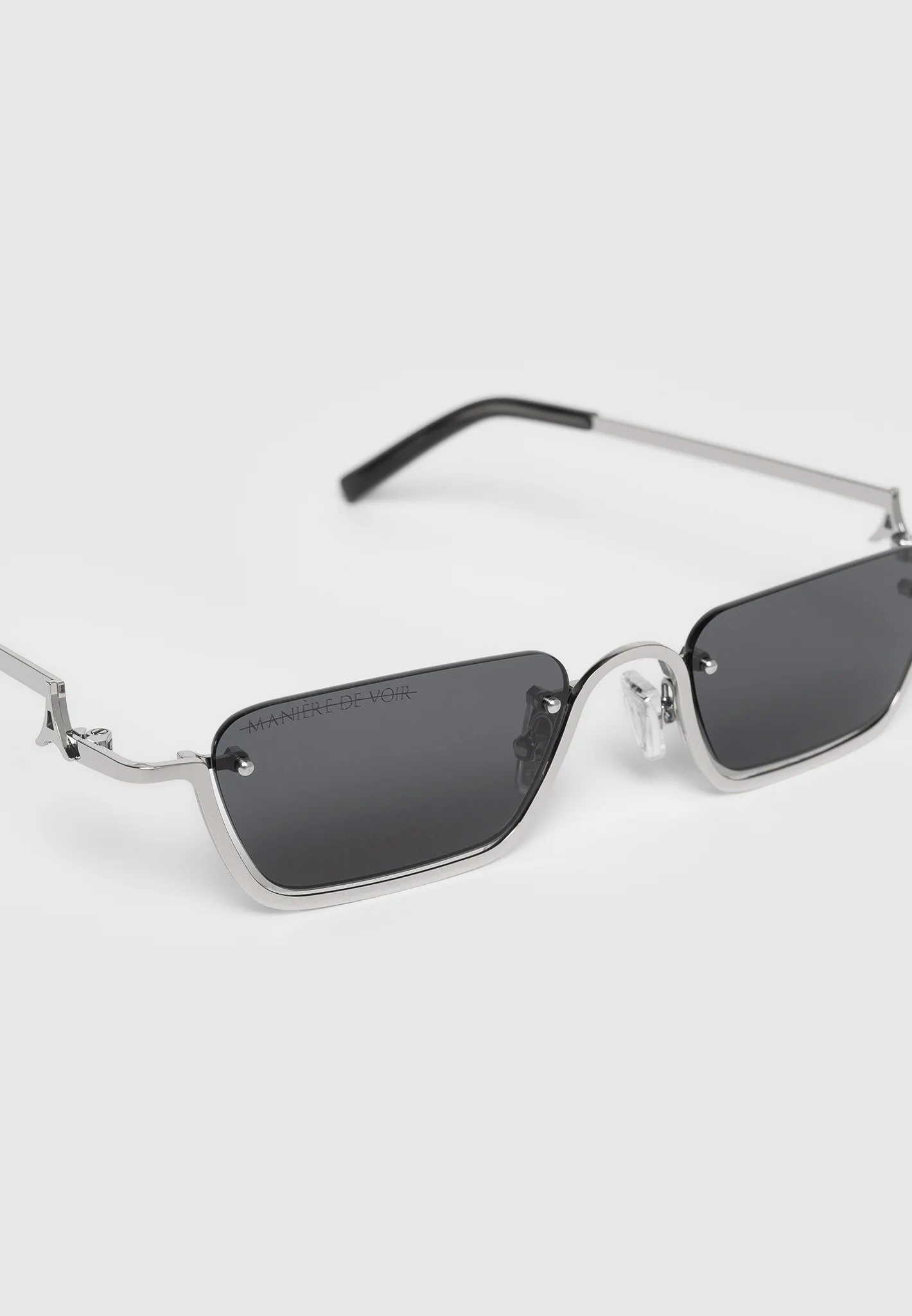 Kai - Frameless Sunglasses - Silver - Image 8
