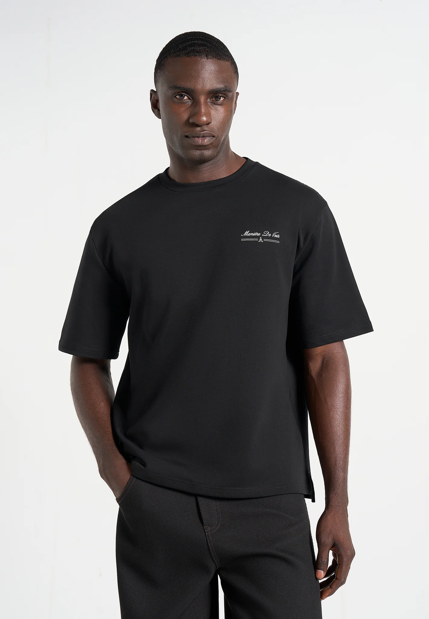 Kian - Circuit De Monaco Cotton T-Shirt - Black - Image 5