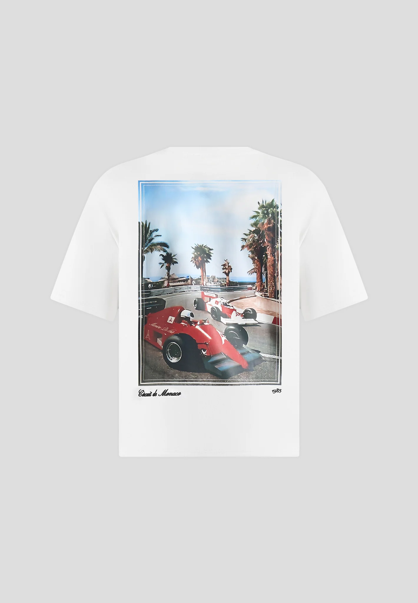 Kian - Circuit De Monaco Cotton T-Shirt - White - Image 4