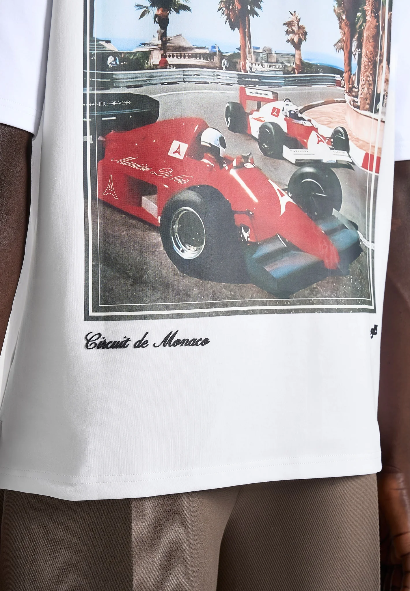 Kian - Circuit De Monaco Cotton T-Shirt - White - Image 6
