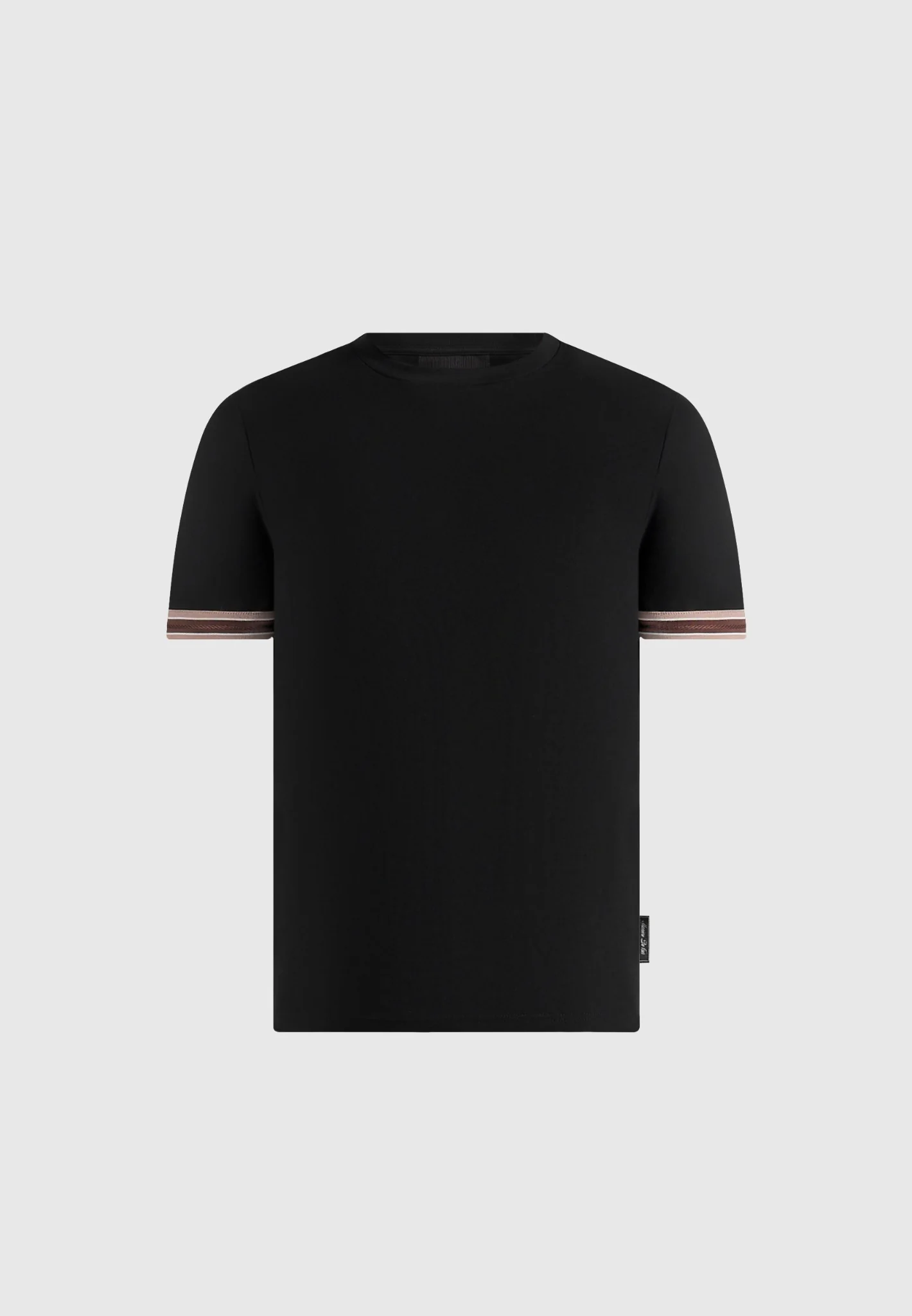 Layton - Taped Cotton T-Shirt - Black - Image 7