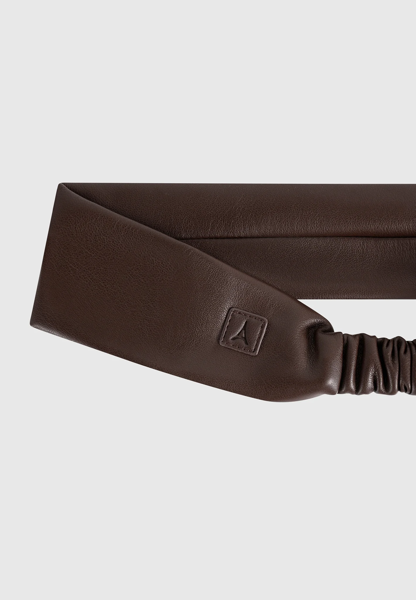 Lilou - Leather Eiffel Headband - Brown - Image 3
