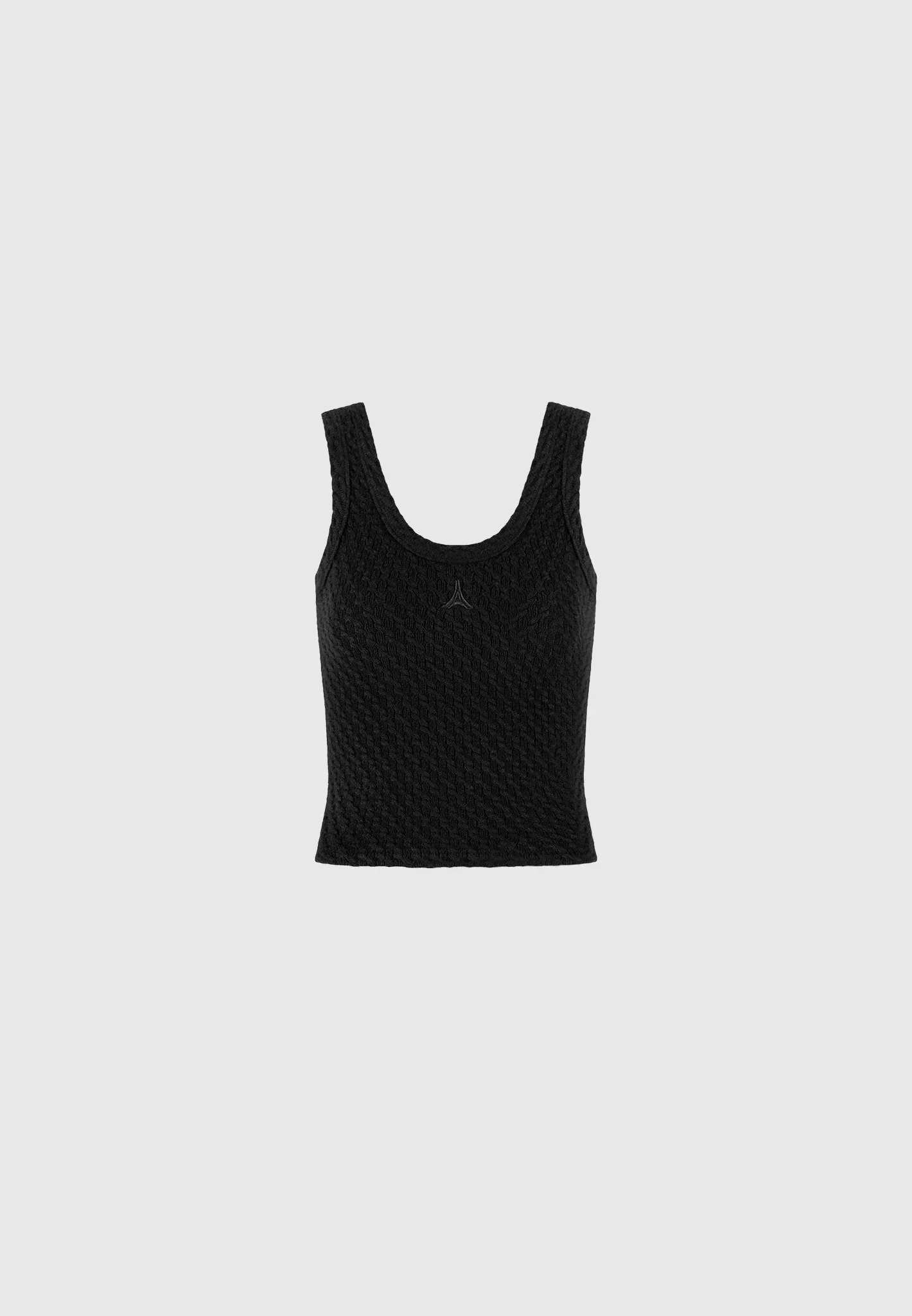 Pearl - Eiffel Knitted Tank Top - Black - Image 4