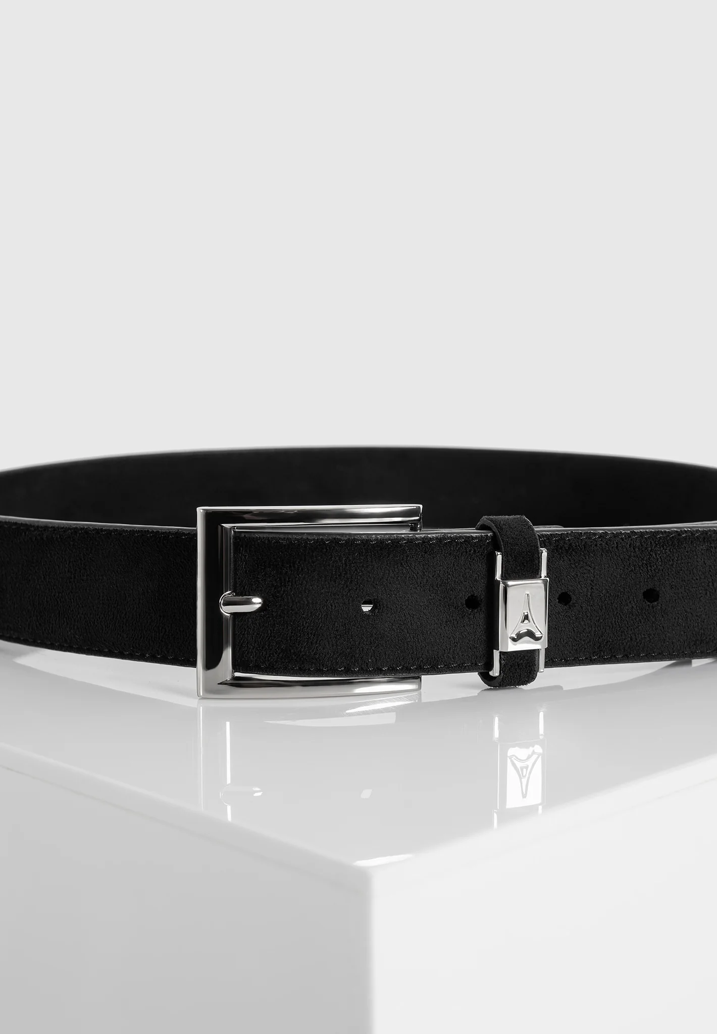 Lionel - Suede Belt - Black - Image 5