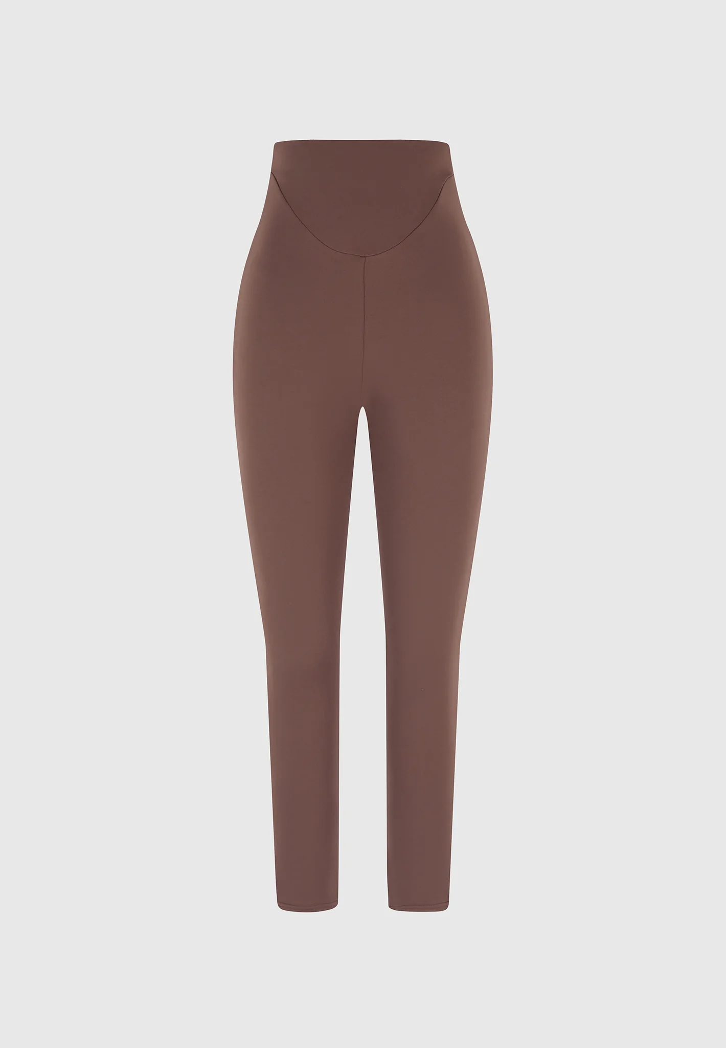 LS001 - High Waisted Leggings - Brown - Image 7