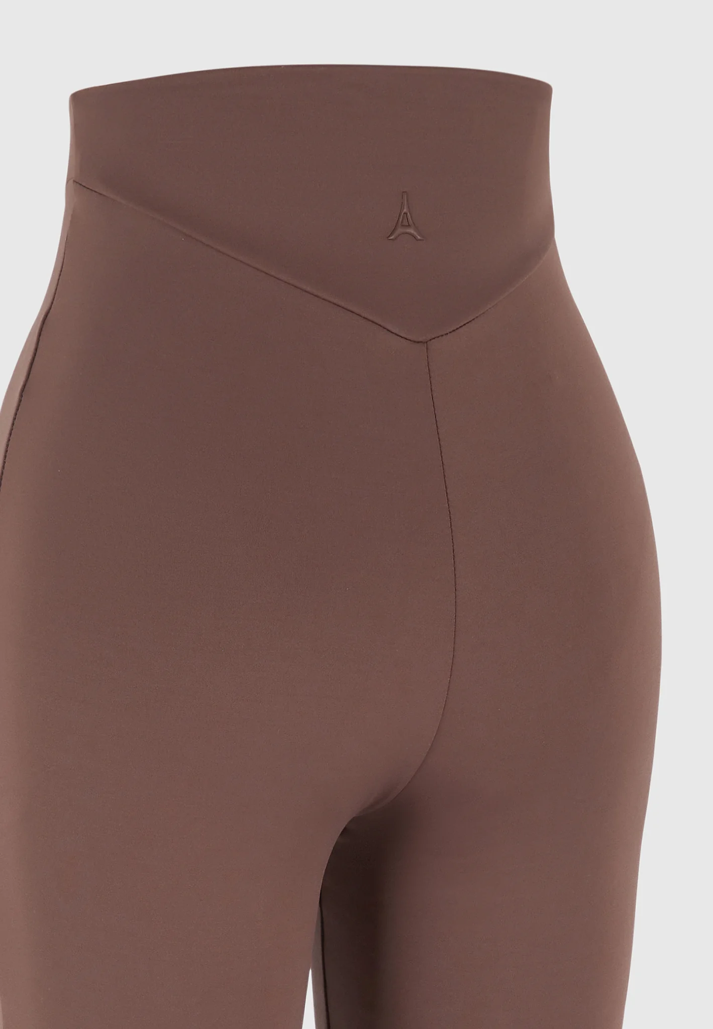 LS001 - High Waisted Leggings - Brown - Image 8