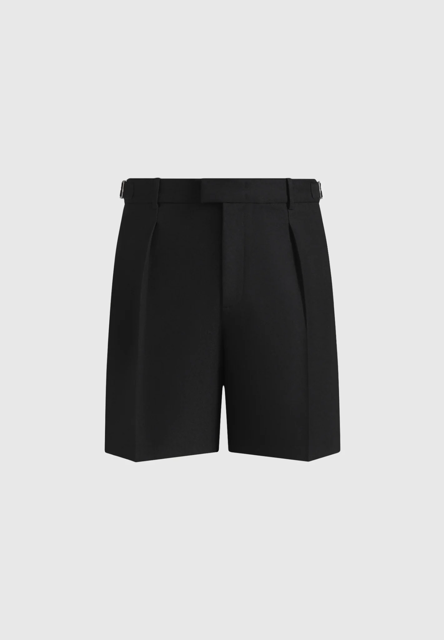 Marin - Tailored Pleated Shorts - Black - Image 7