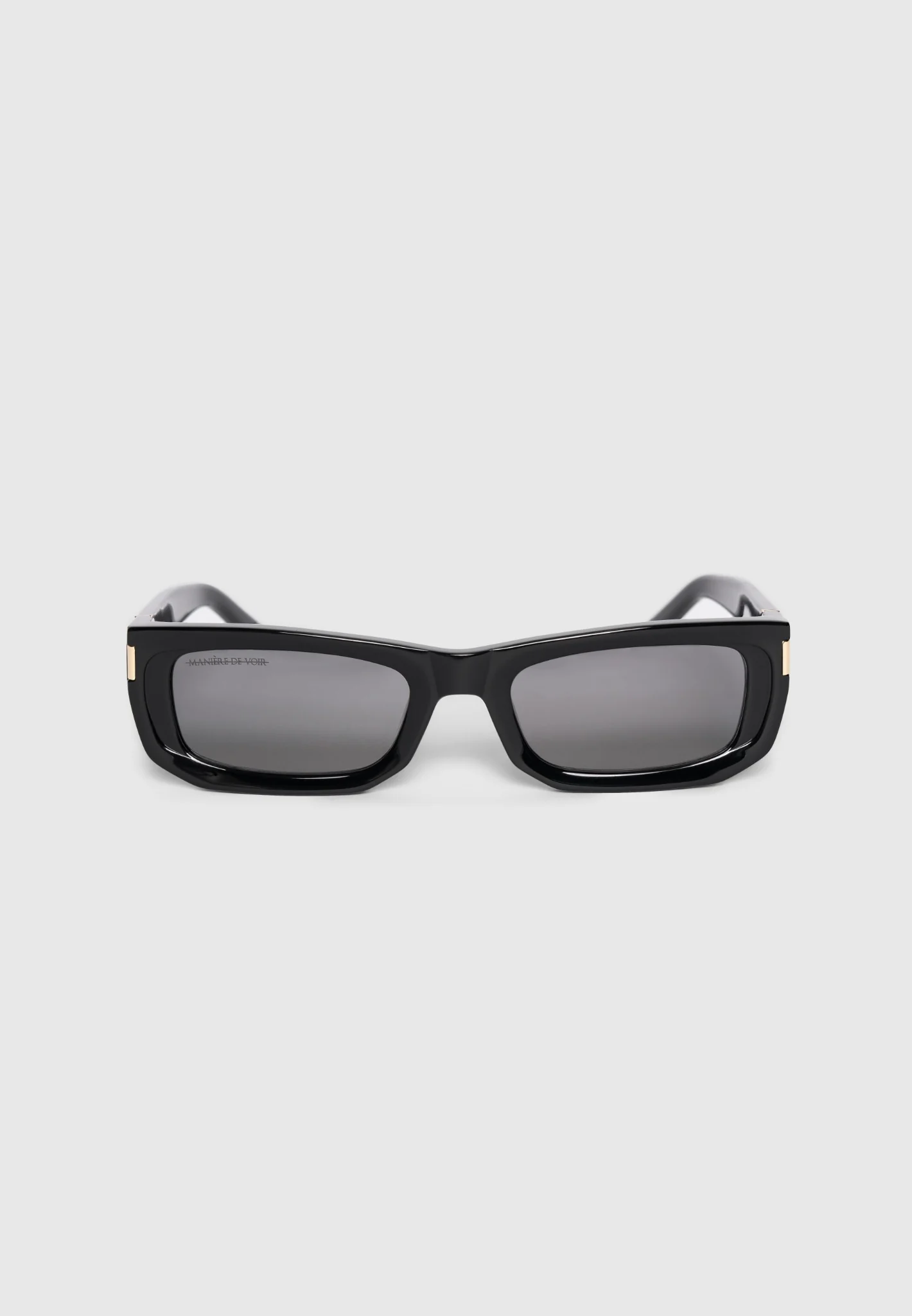 Milan - Curved-Frame Sunglasses - Black - Image 7
