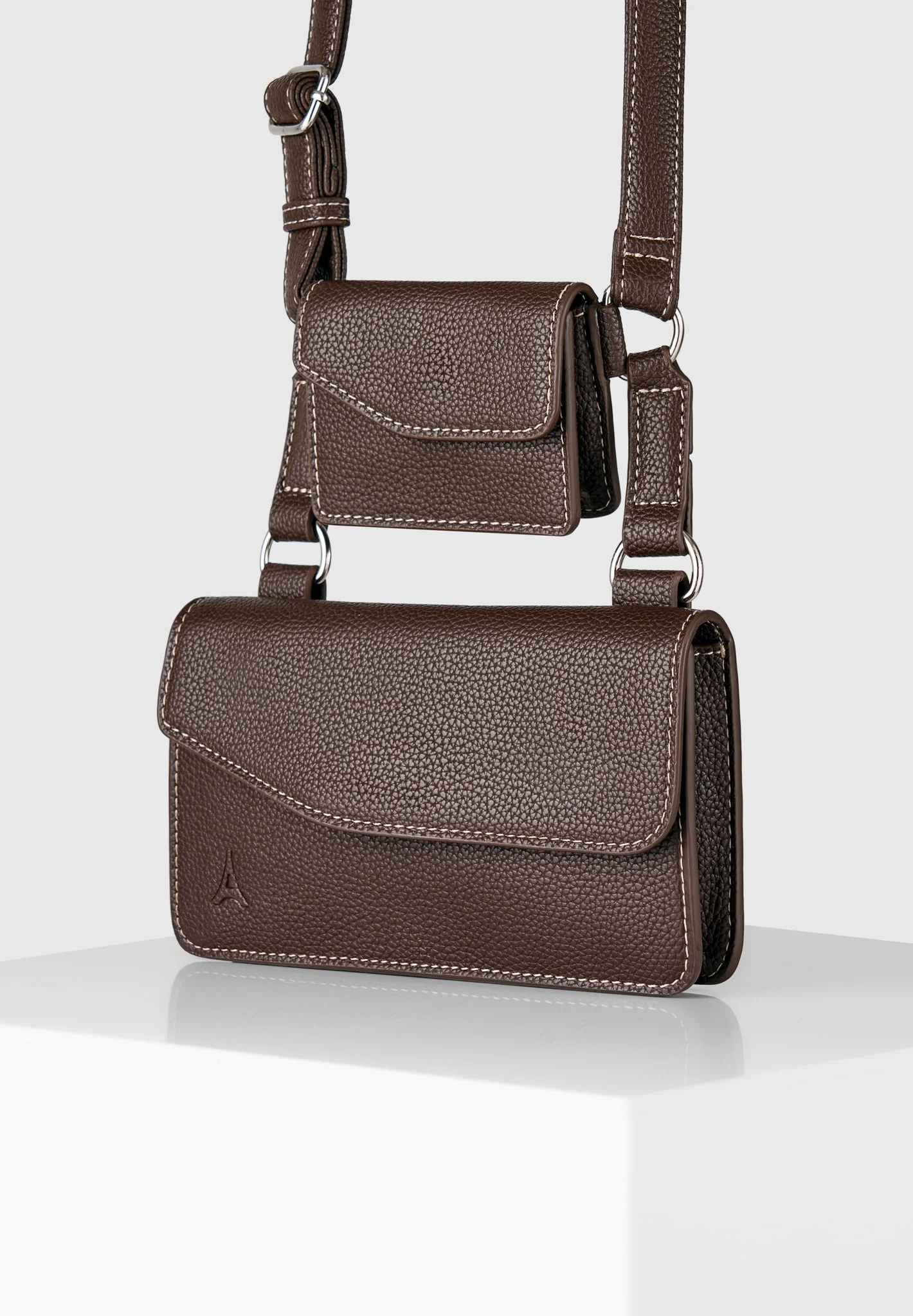 Monet - Duo Crossbody Bag - Brown - Image 2
