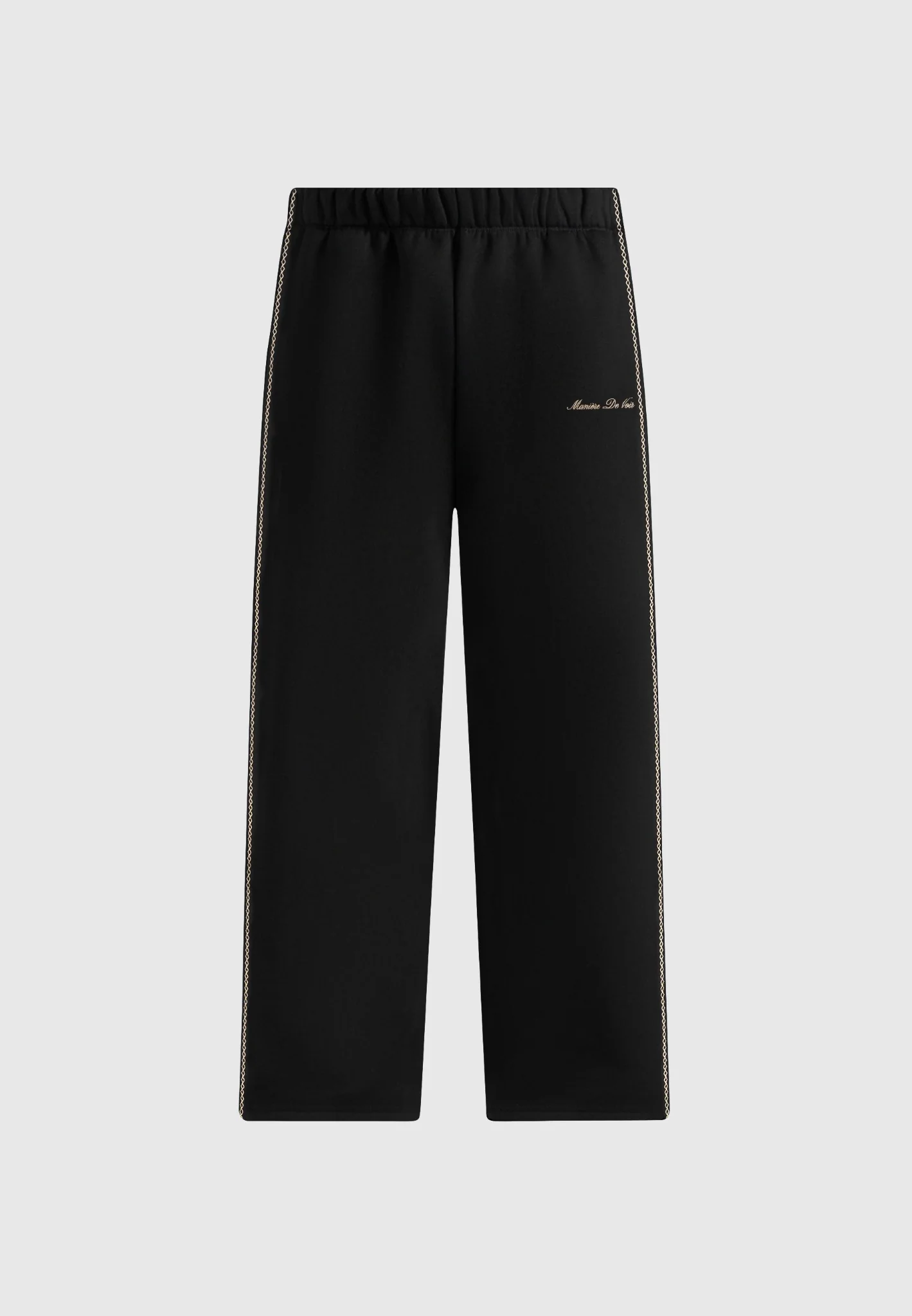 Morgan - Unisex Whipstitch Regular Joggers - Black - Image 10