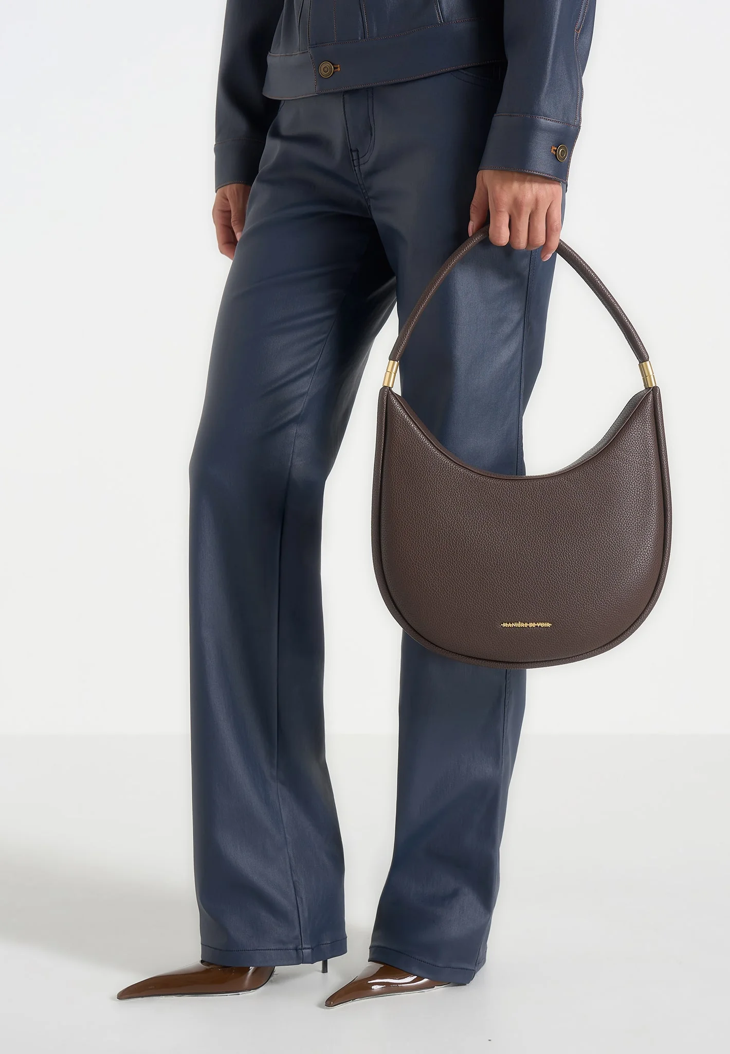 Penny - 3-In-1 Leather Medium Bag - Brown - Image 4