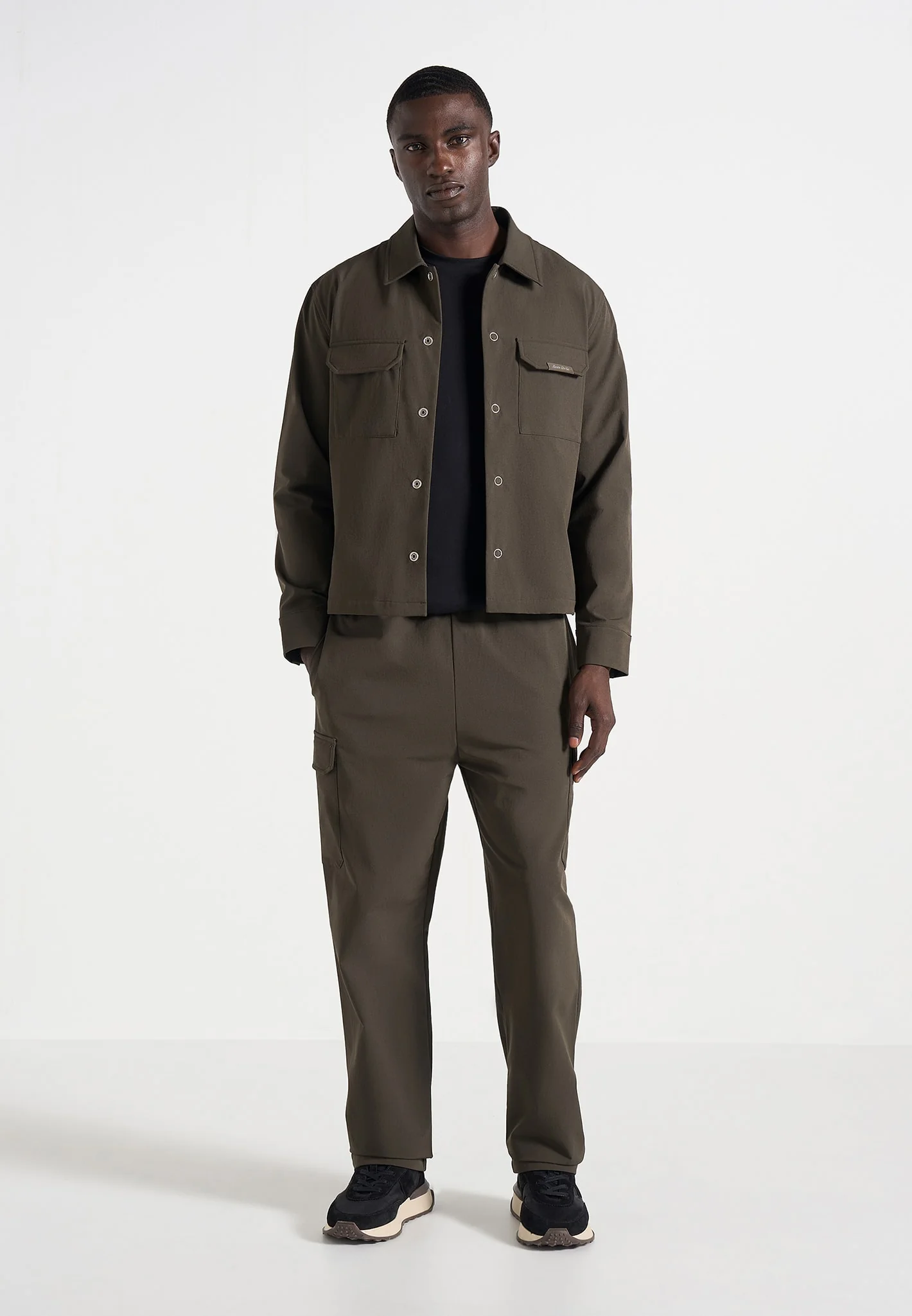 Rayan - Technical Cargo Trousers - Olive - Image 2