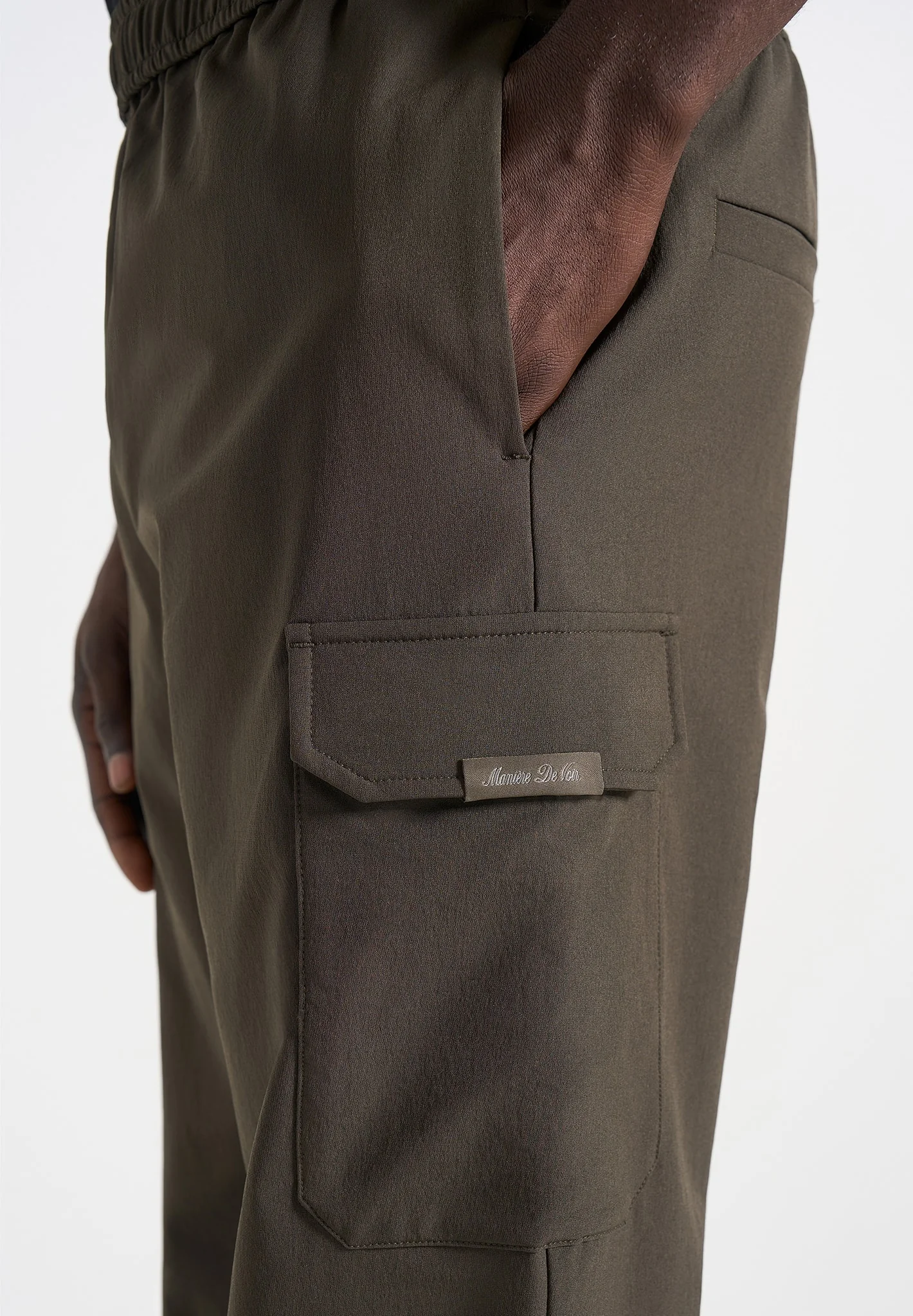 Rayan - Technical Cargo Trousers - Olive - Image 4