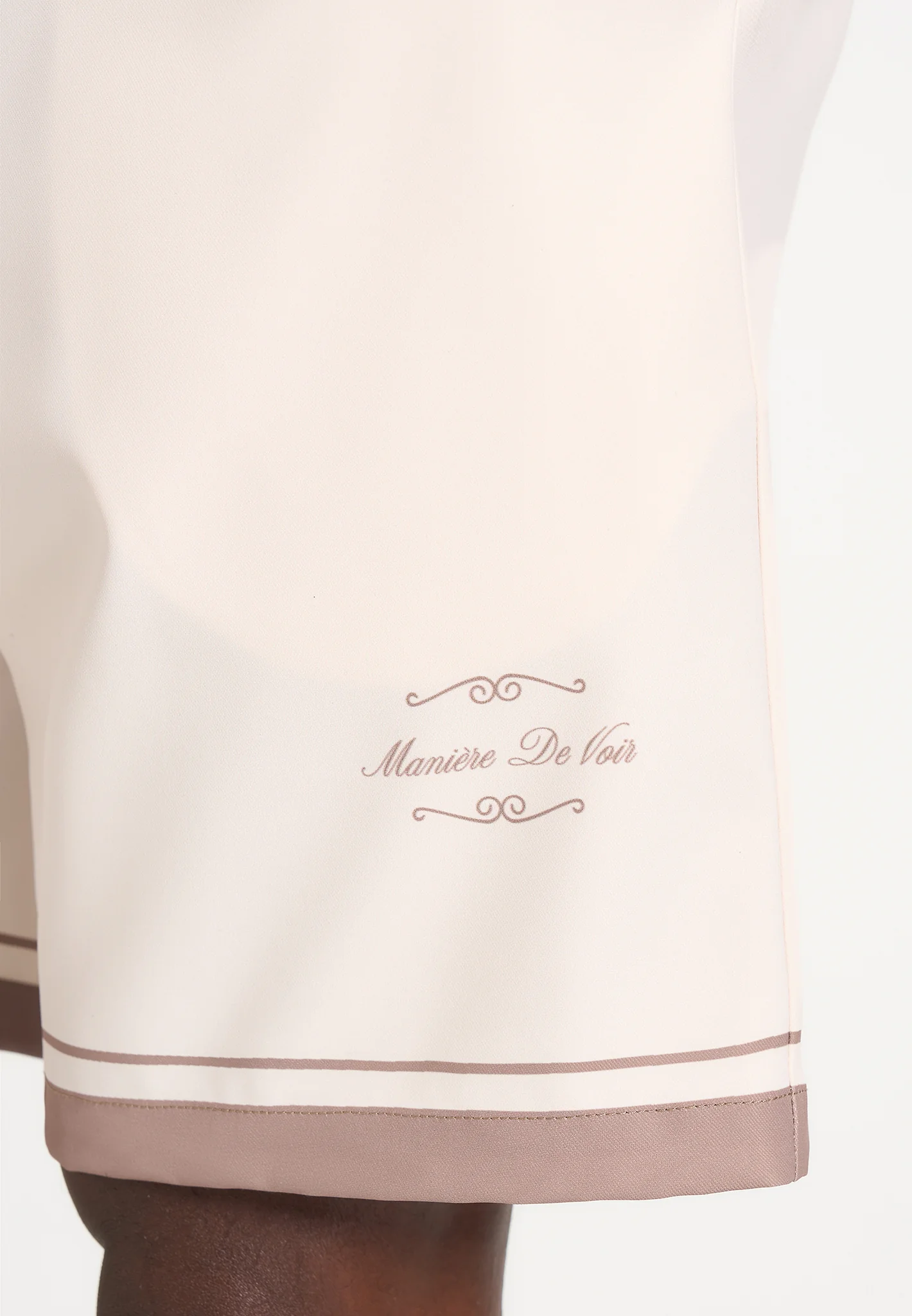 Sean - Baroque Shorts - Cream - Image 2