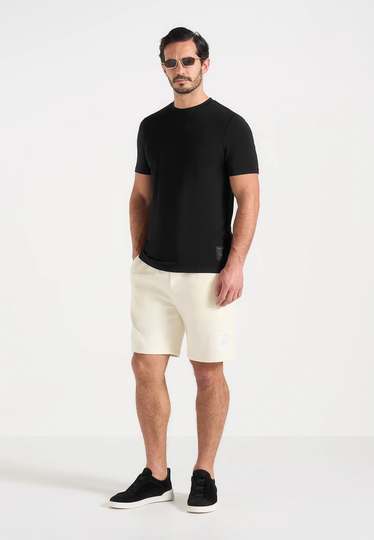 SH001 - Unisex Cotton Shorts - Cream - Image 4