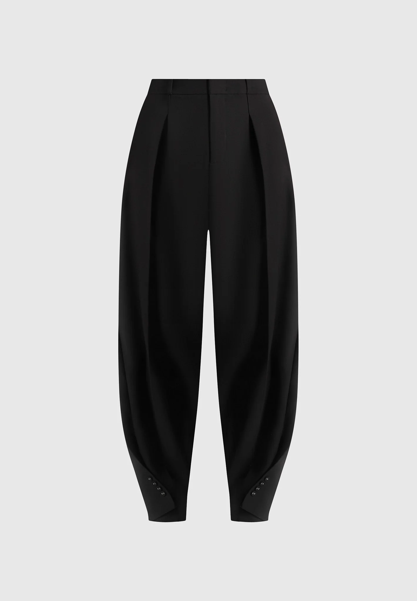 Sophie - Twist Leg Tailored Trousers - Black - Image 6