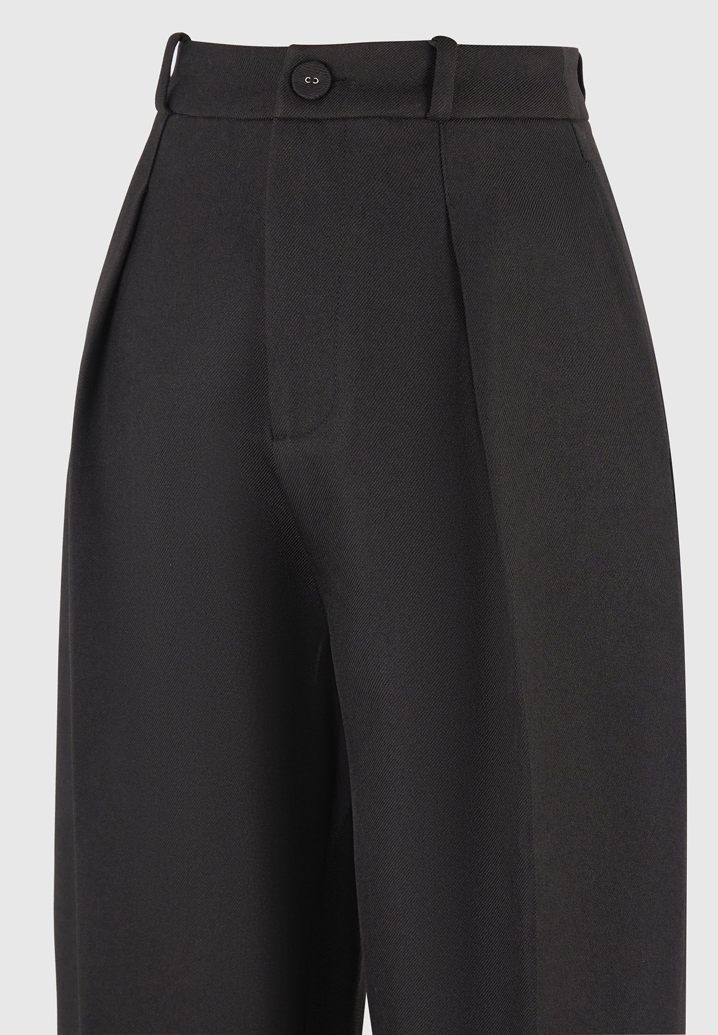 Sophie - Twist Leg Tailored Trousers - Black - Image 7