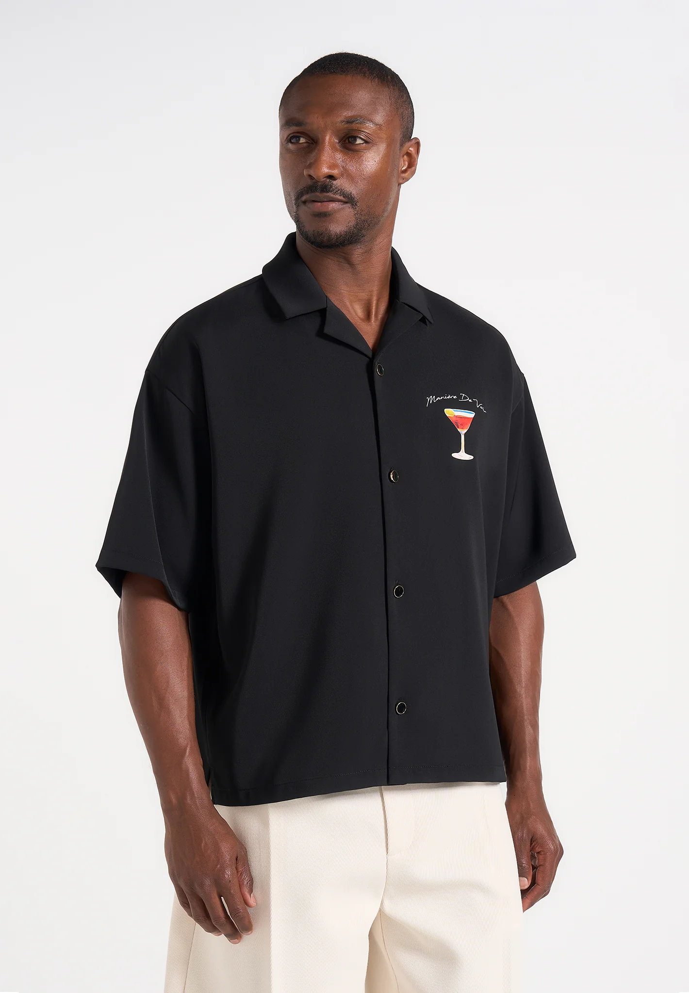 St. Barts - Relaxed Fit Shirt - Black - Image 4