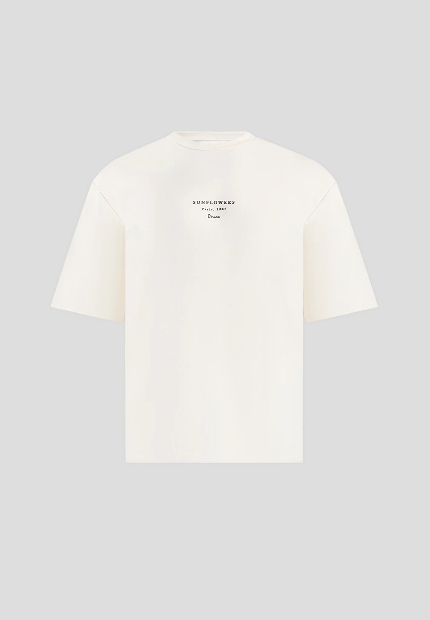 Sunflowers - Van Gogh Cotton T-Shirt - Cream - Image 5
