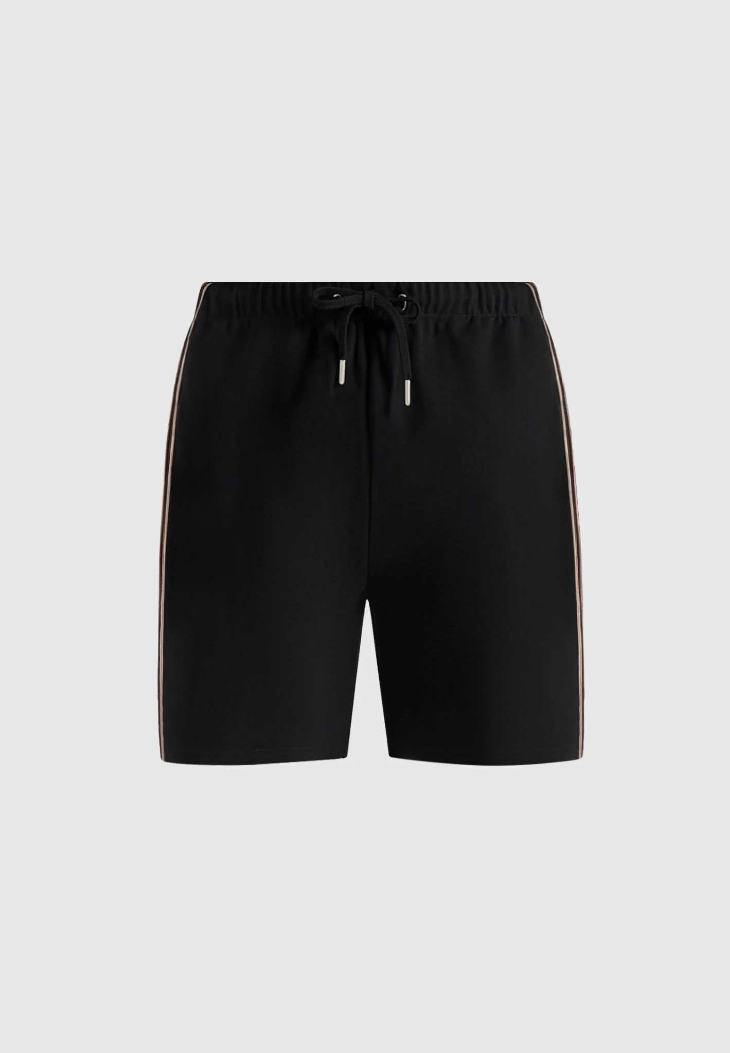 Taylor - Taped Cotton Shorts - Black - Image 5
