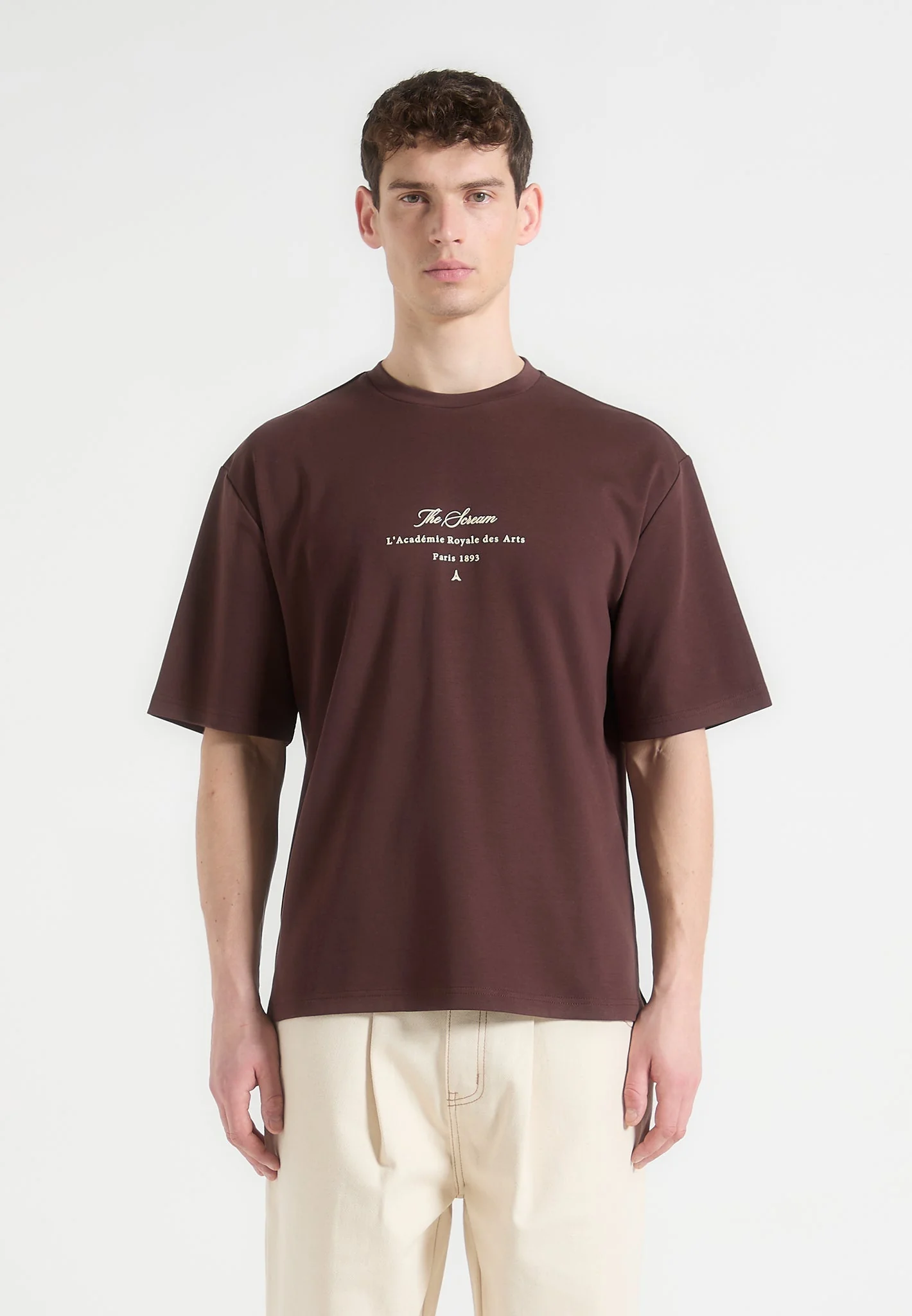The Scream - Cotton T-Shirt - Brown - Image 2