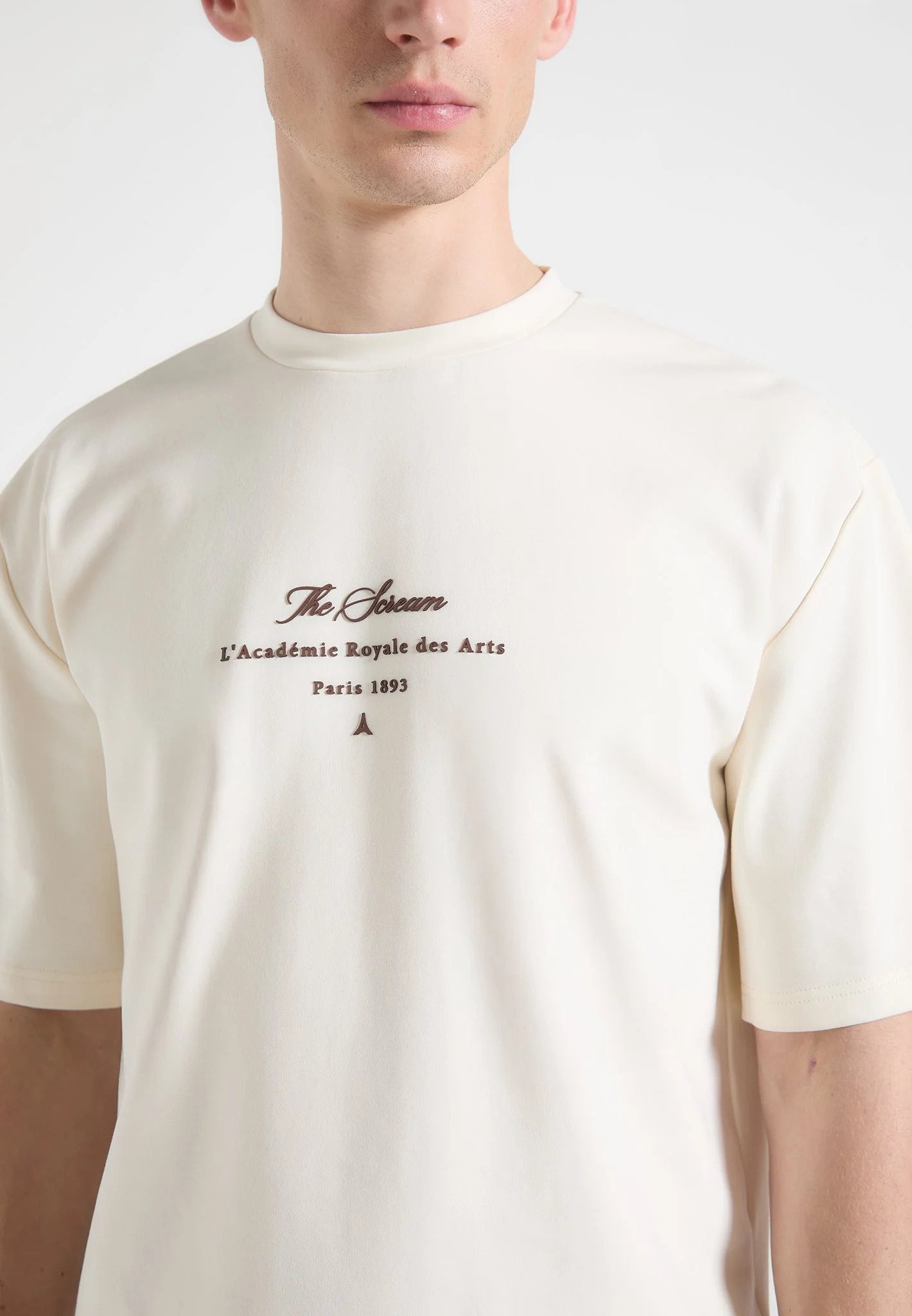 The Scream - Cotton T-Shirt - Cream - Image 2