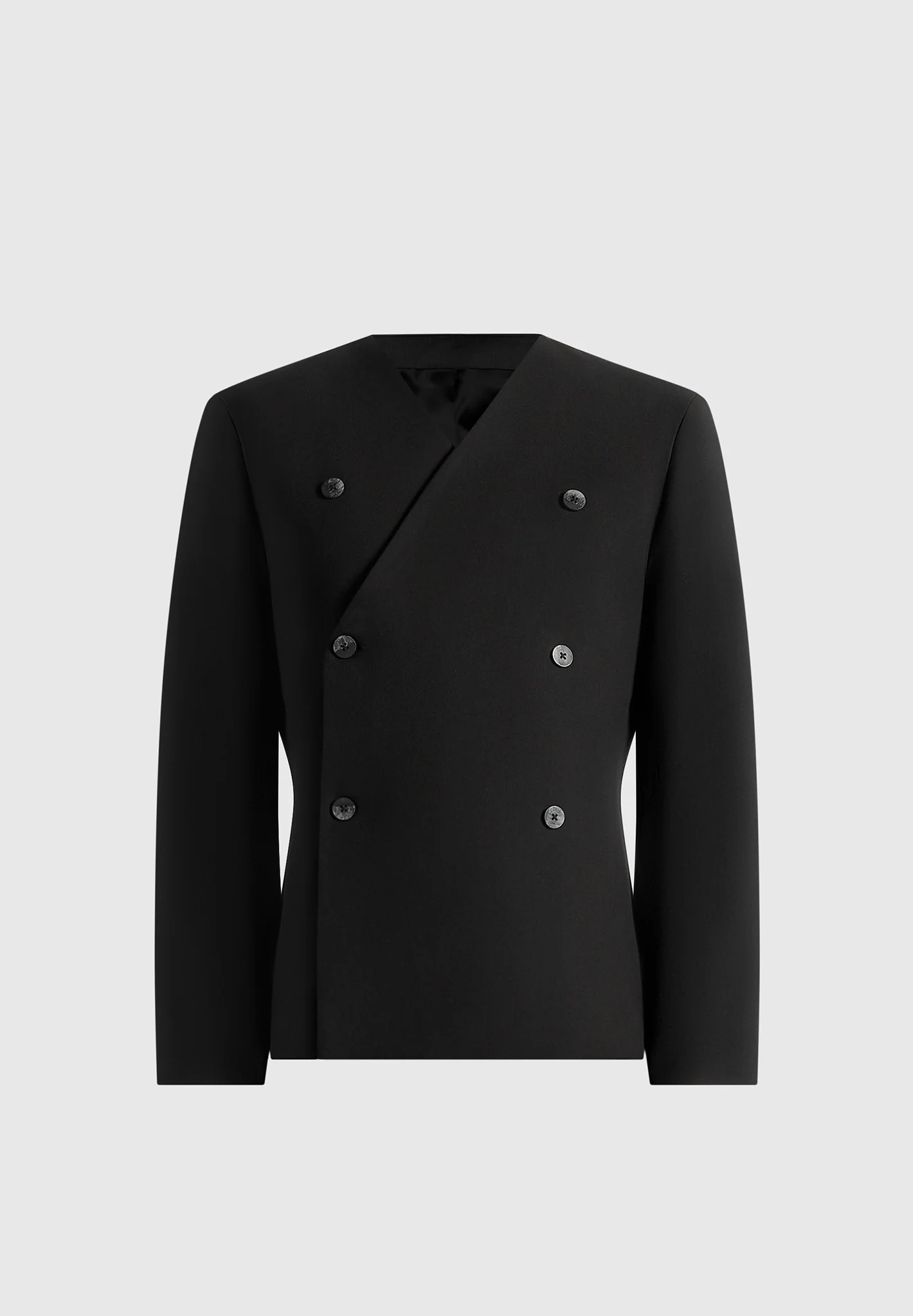 Timeo - Tailored Kimono Blazer - Black - Image 5